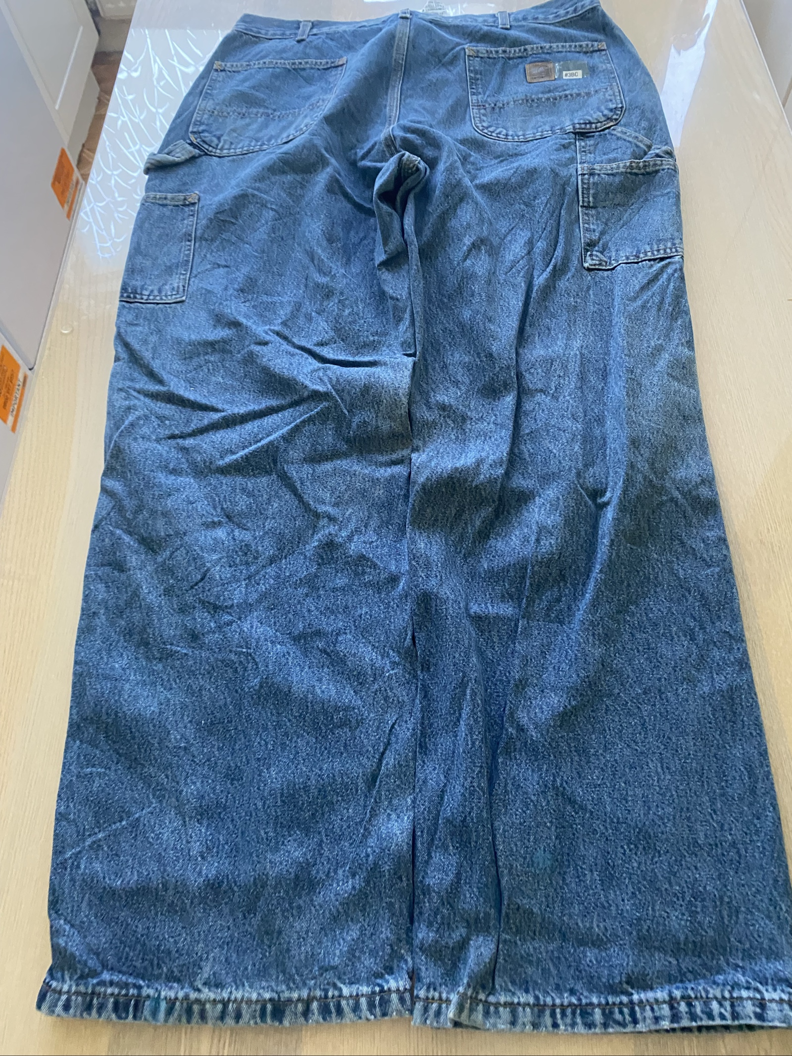 Carhartt Blue Baggy Jeans W38 L32 Loose Fit Skate Y2K Vintage