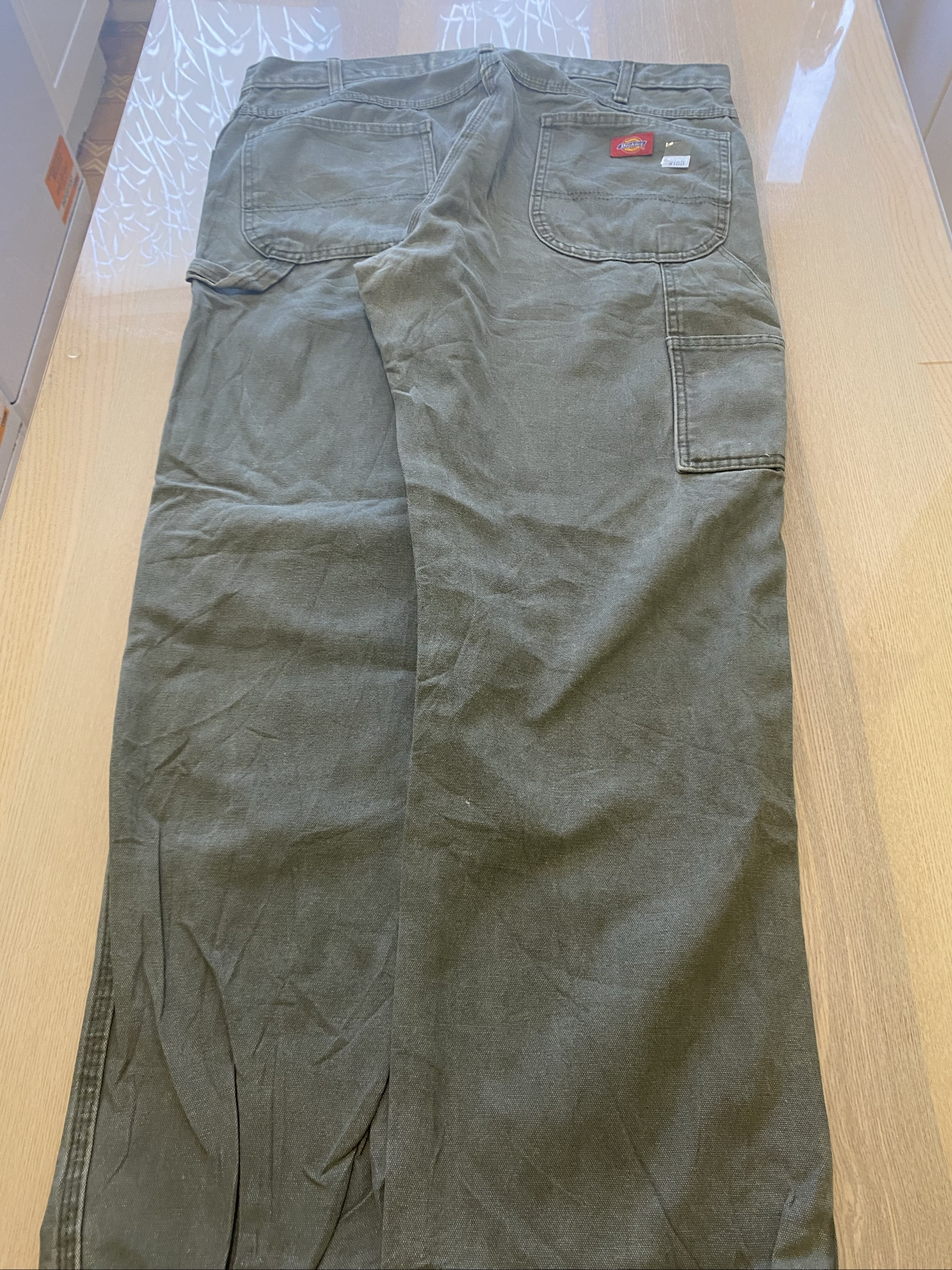 Dickies Baggy Jeans W38 L30 Green Loose Fit Skate Y2K Vintage