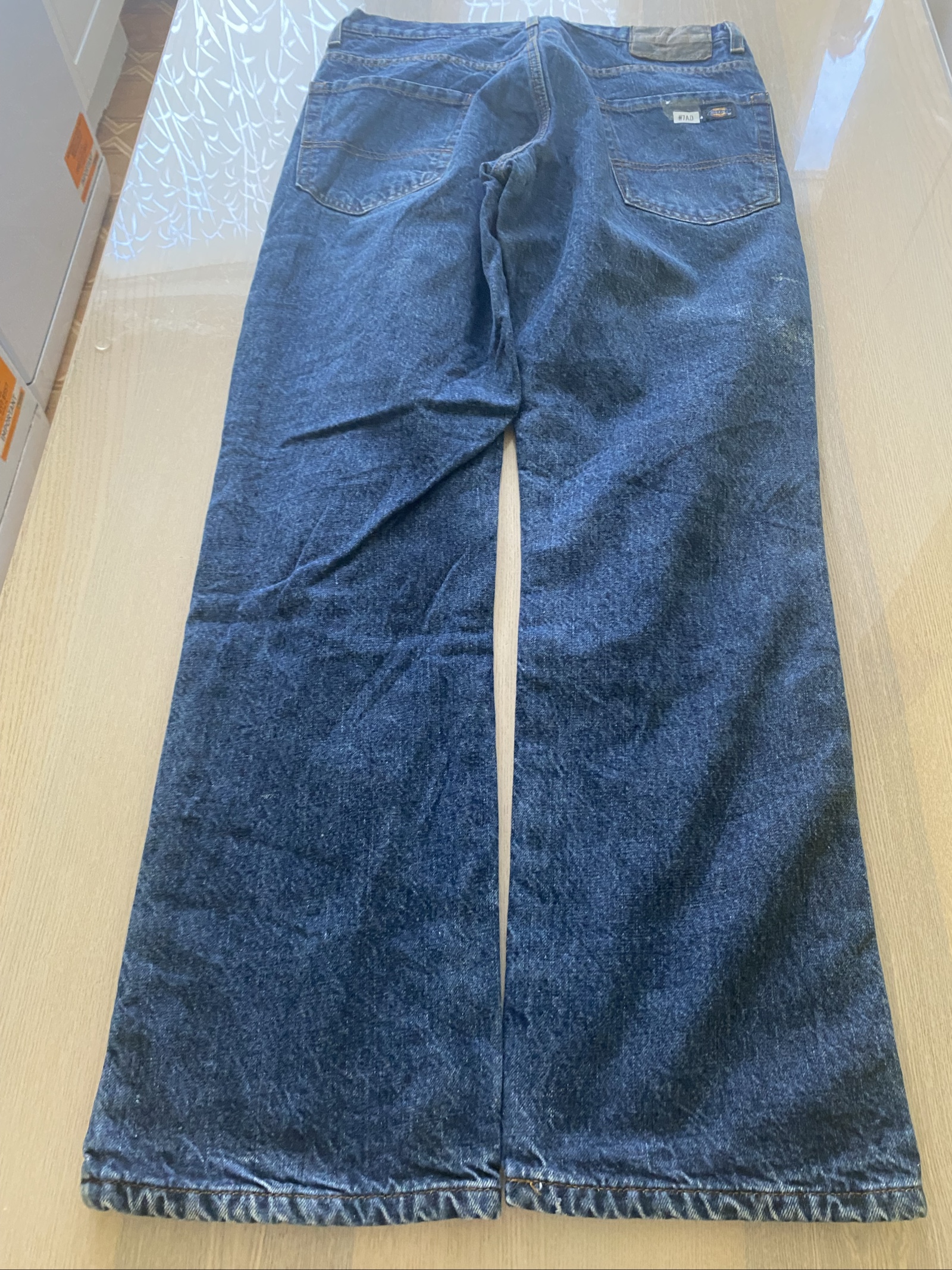 Dickies Baggy Jeans W30 L32 Blue Loose Fit Skate Y2K Vintage