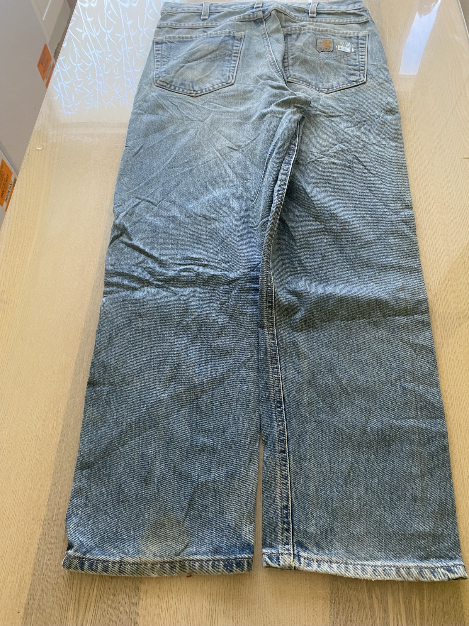 Carhartt Blue Baggy Jeans W30 L30 Loose Fit Skate Y2K Vintage