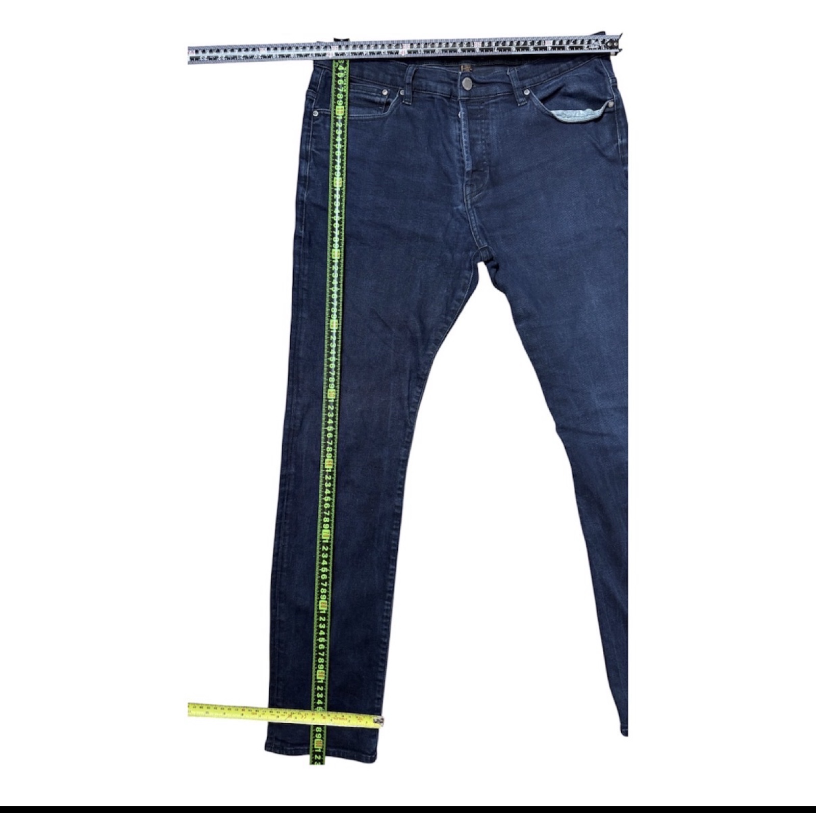 Ted Baker Dark Blue Slim Fit Stretch Denim Jeans 32 image 8