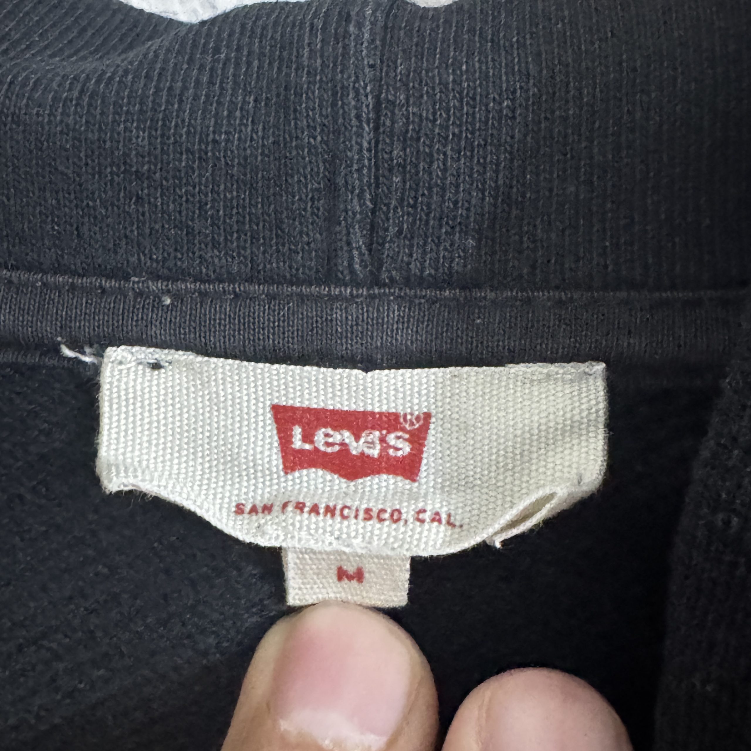 Levi's Black Mickey Mouse Sequin Hoodie Large 2236 image 6