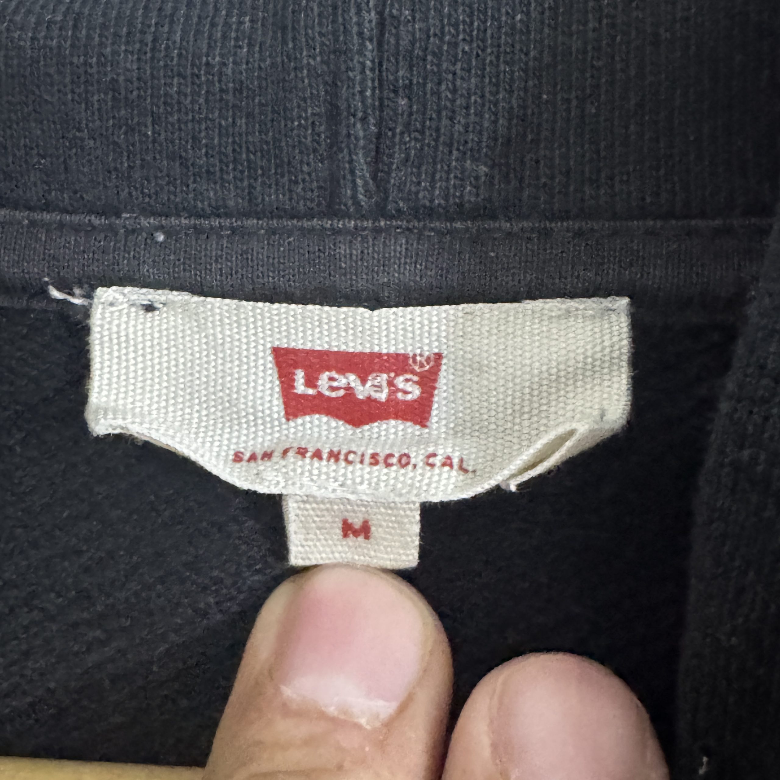 Levi's Black Mickey Mouse Sequin Hoodie Large 2236 image 7