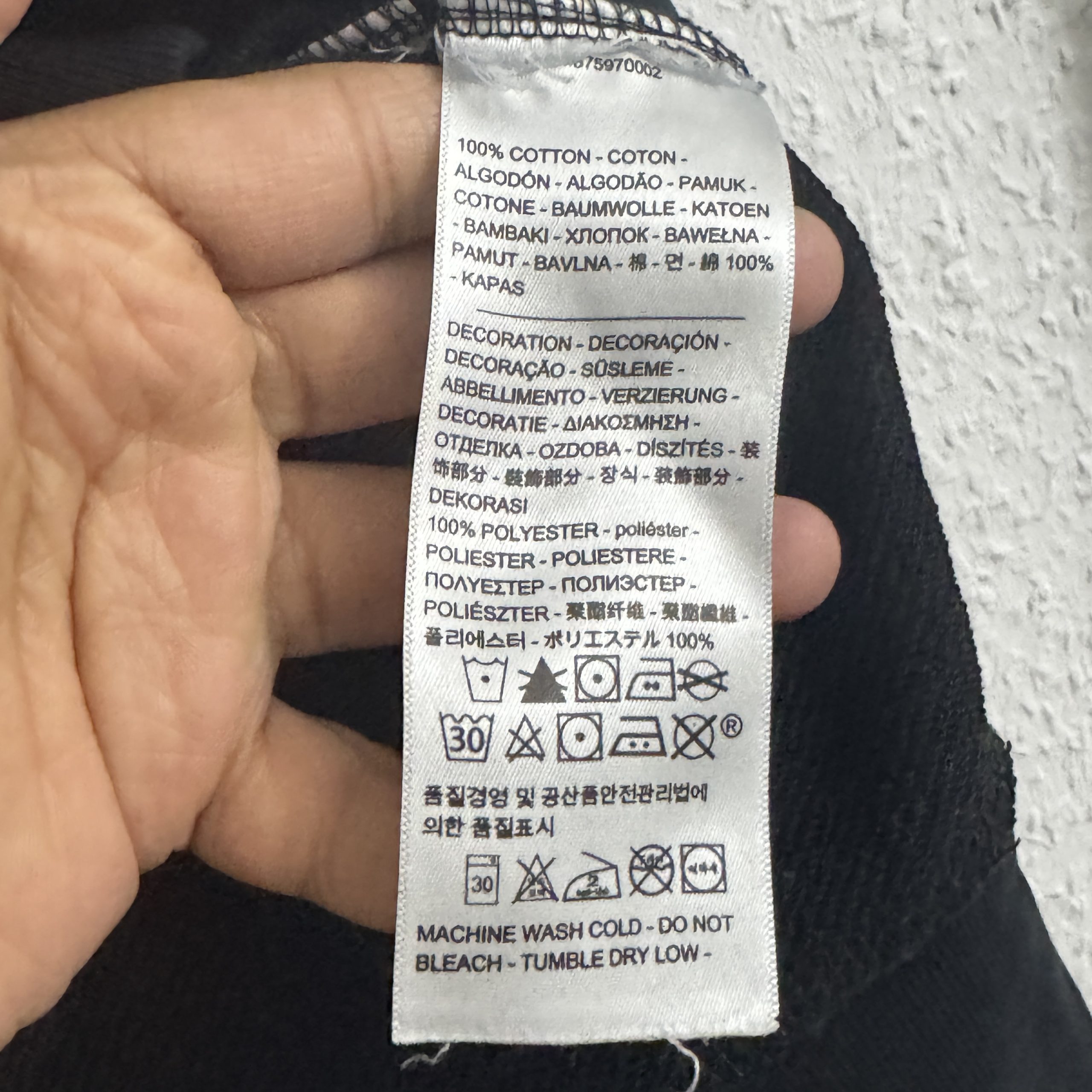 Levi's Black Mickey Mouse Sequin Hoodie Large 2236 image 8