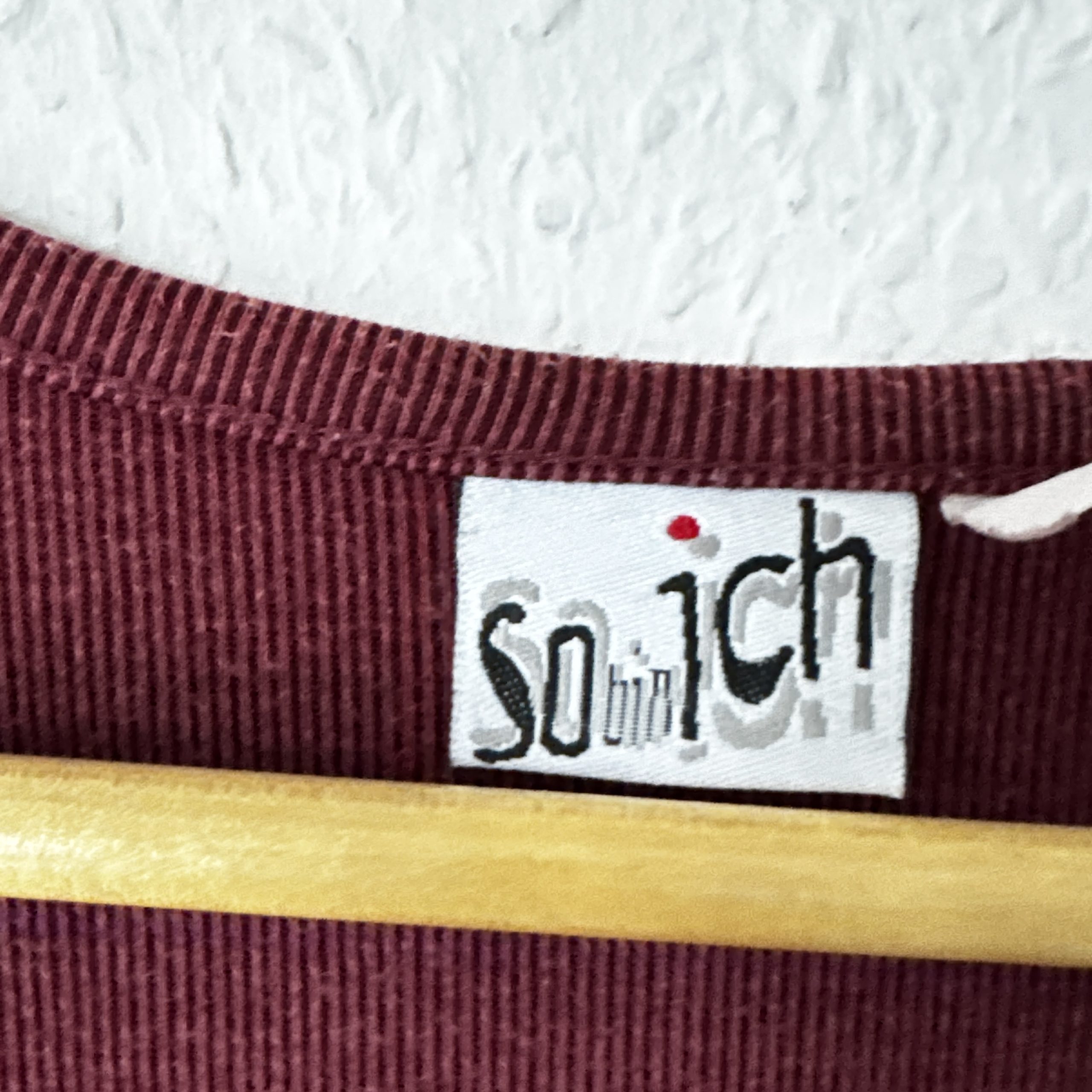 So nich Burgundy Sleeveless Knit Top Size M 2258 image 3