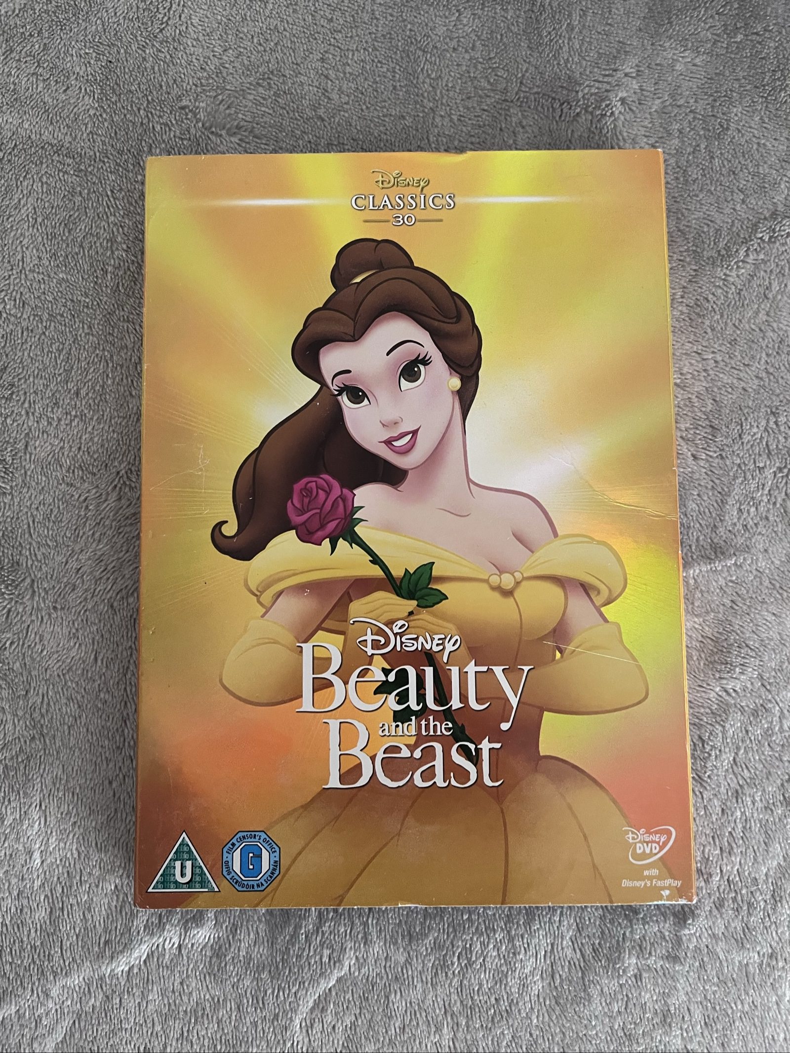 Disney Beauty and the Beast DVD PAL 1 Disc Digitally Restored