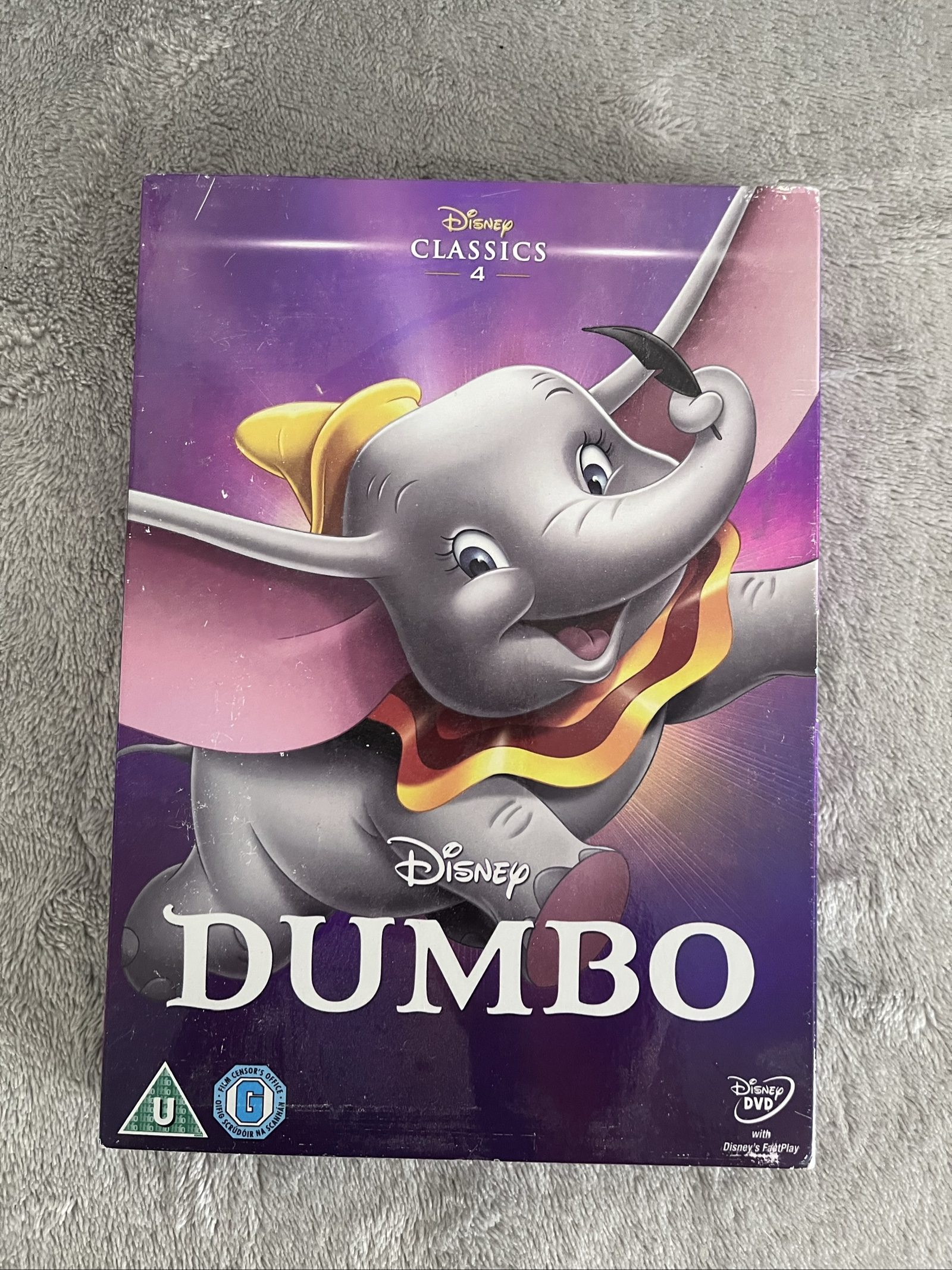 Disney Dumbo Purple DVD Classic 1 Disc