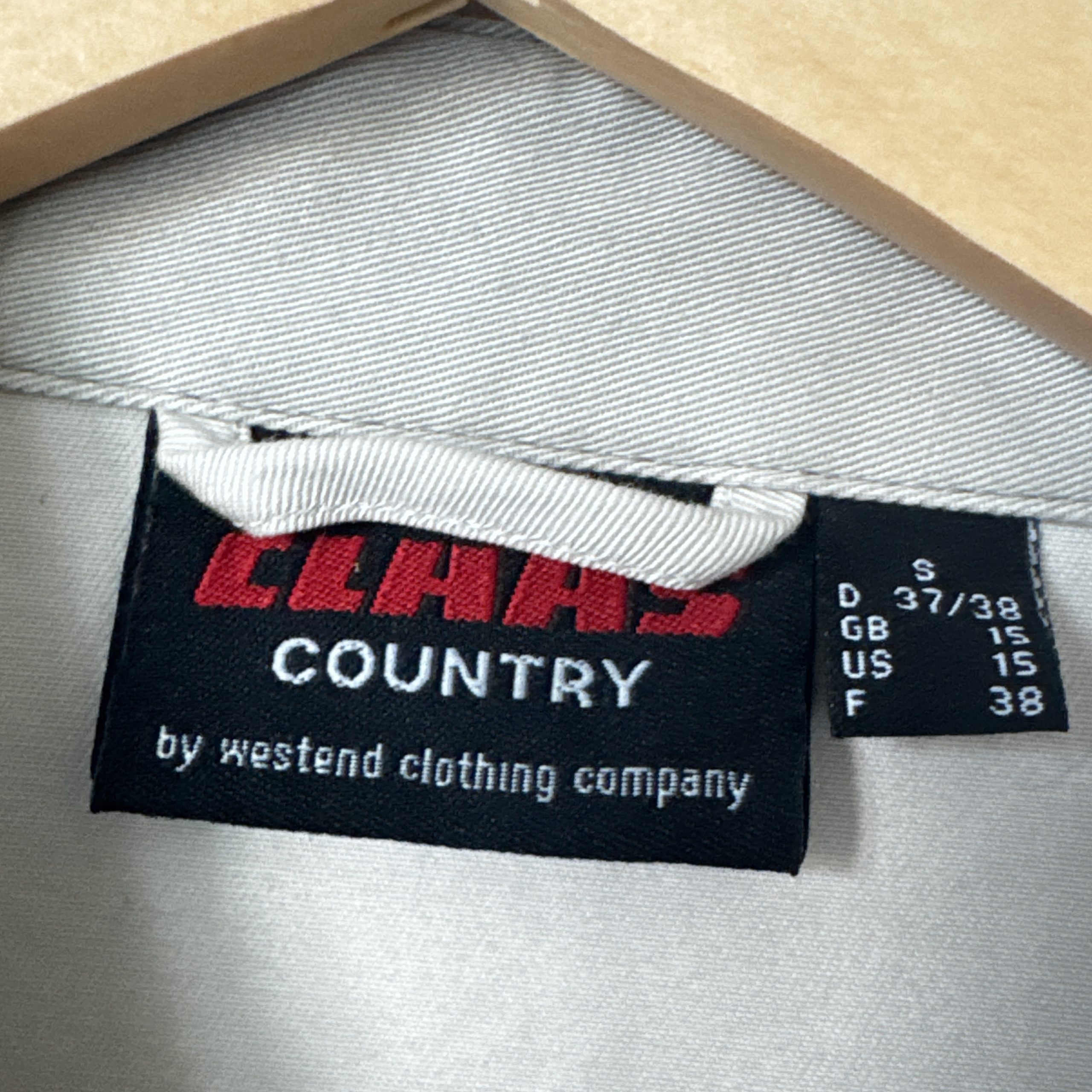 CLAAS Beige Work Shirt M with Zipper Pocket 2275 image 8