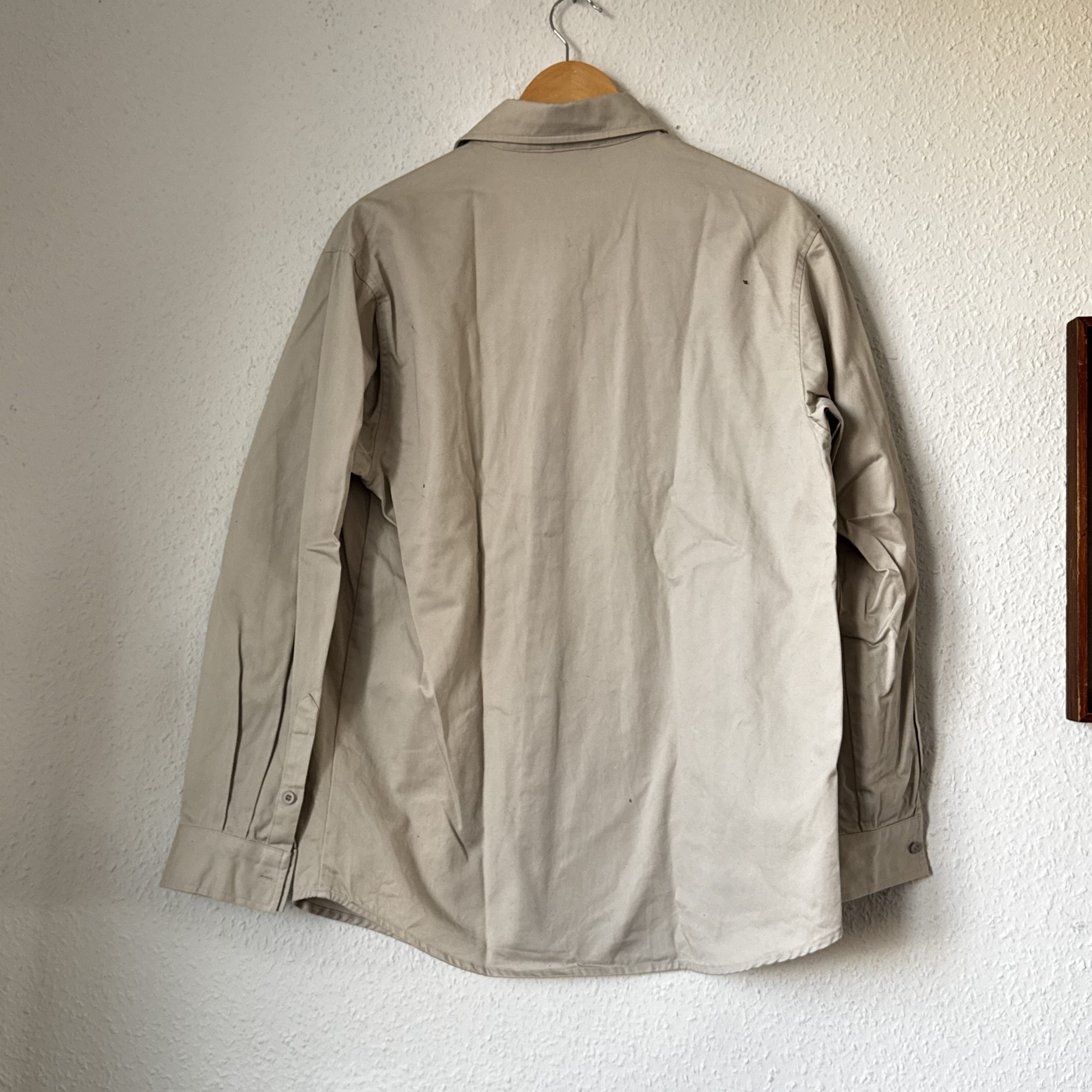 CLAAS Beige Work Shirt M with Zipper Pocket 2275 image 10