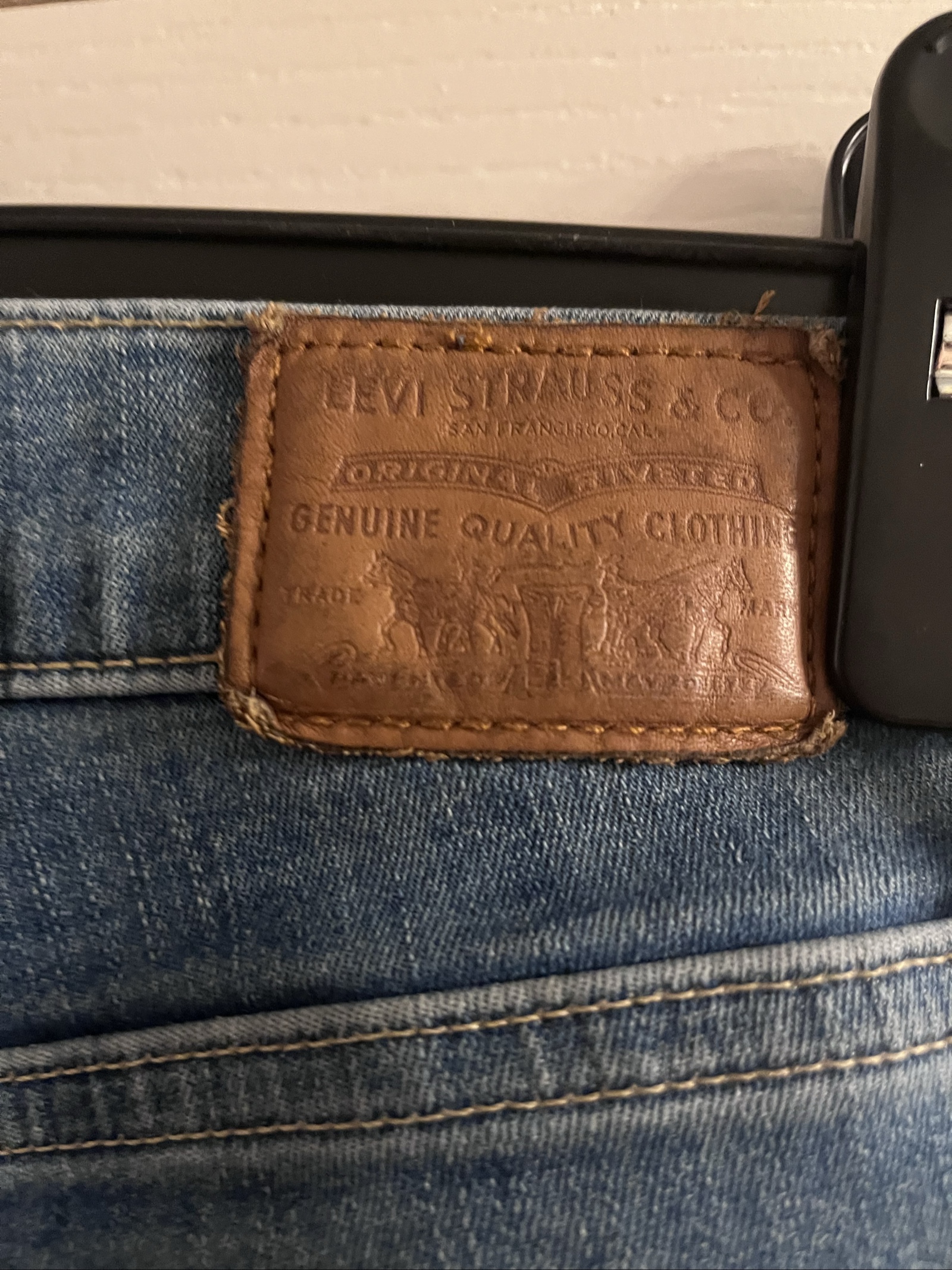 Levi's Blue 720 High Rise Super Skinny Jeans 28 image 7