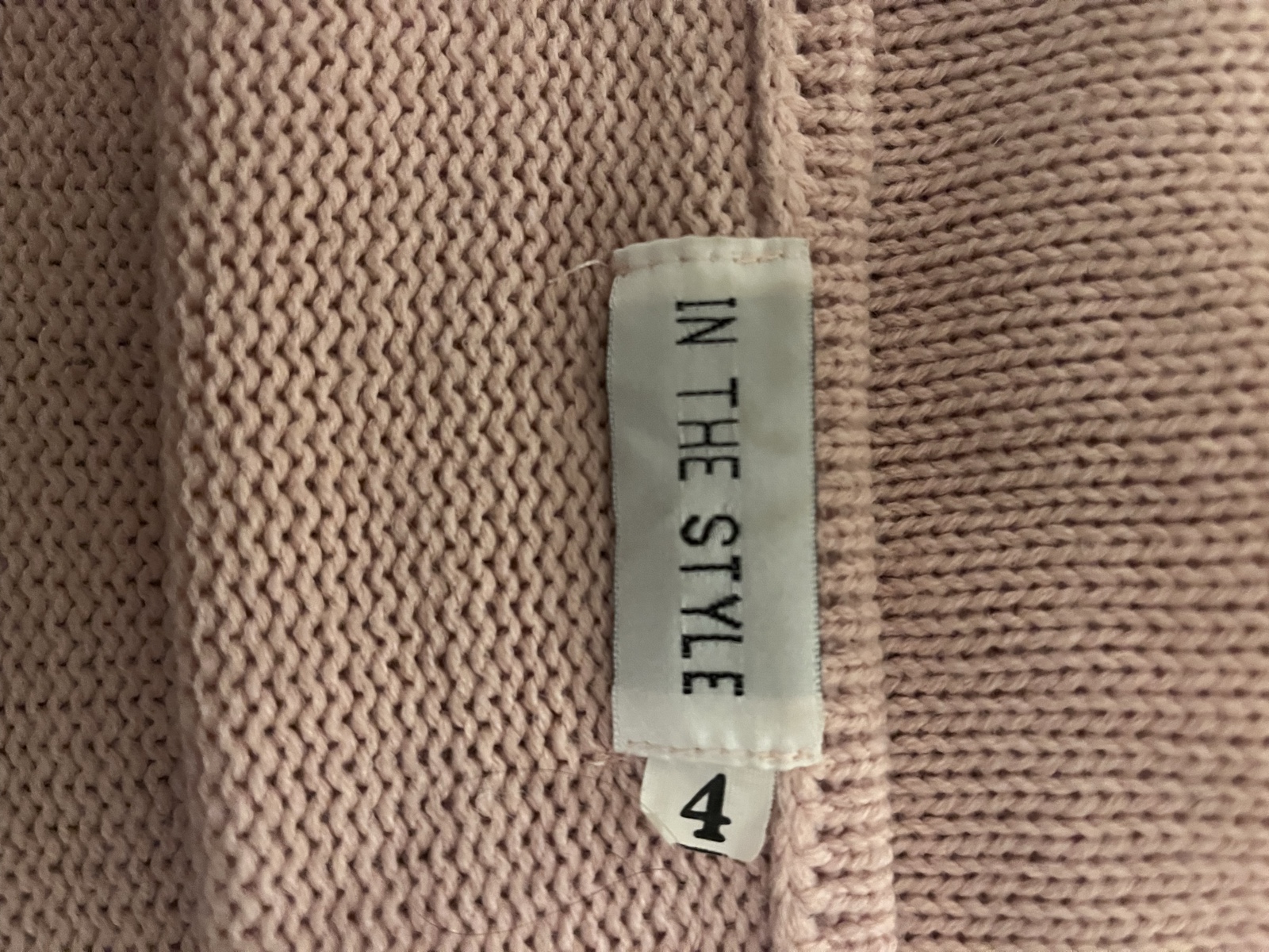 In The Style Pink Wrap Jumper Size 4 Soft Knit Belted image 5