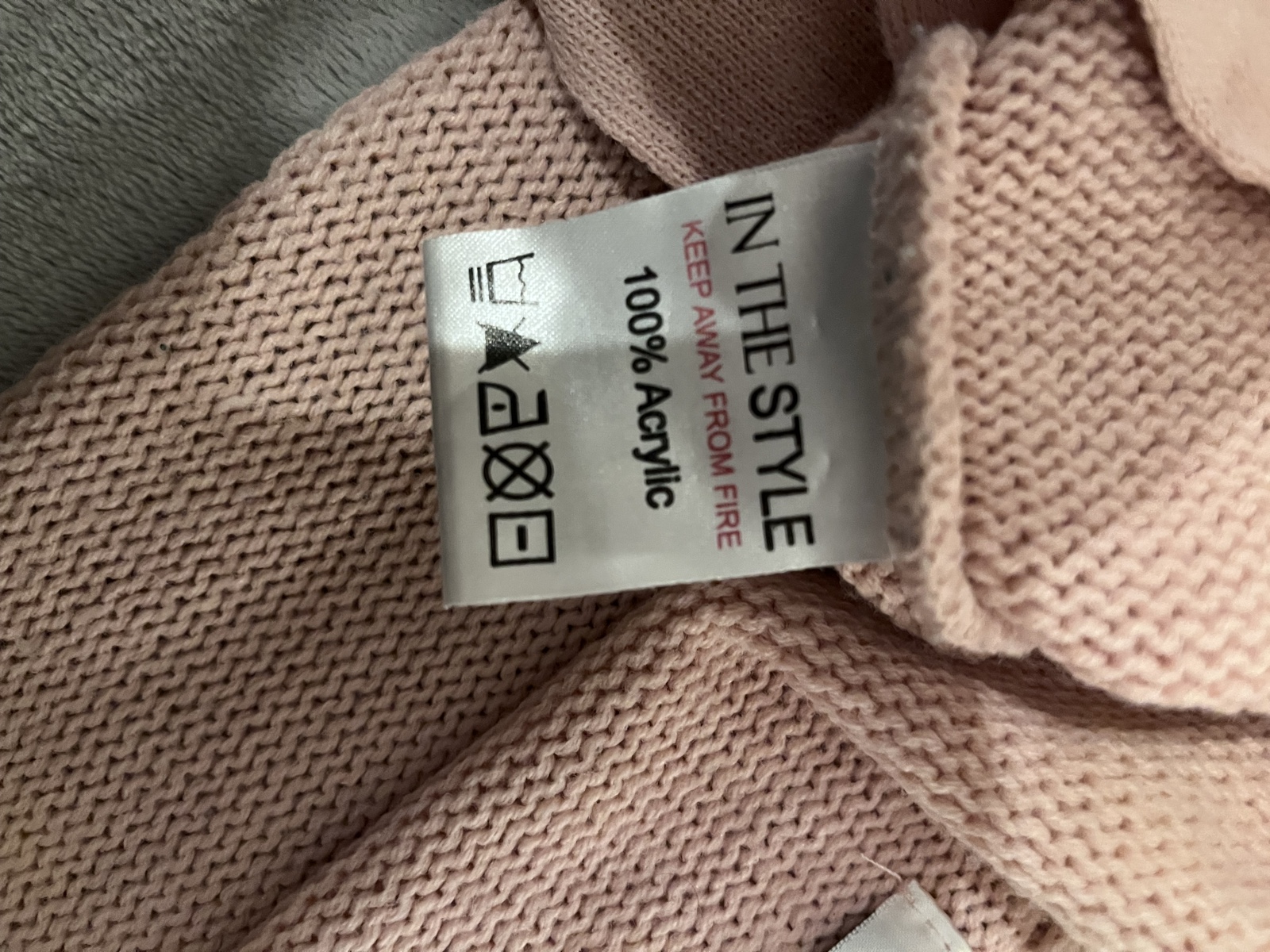 In The Style Pink Wrap Jumper Size 4 Soft Knit Belted image 6