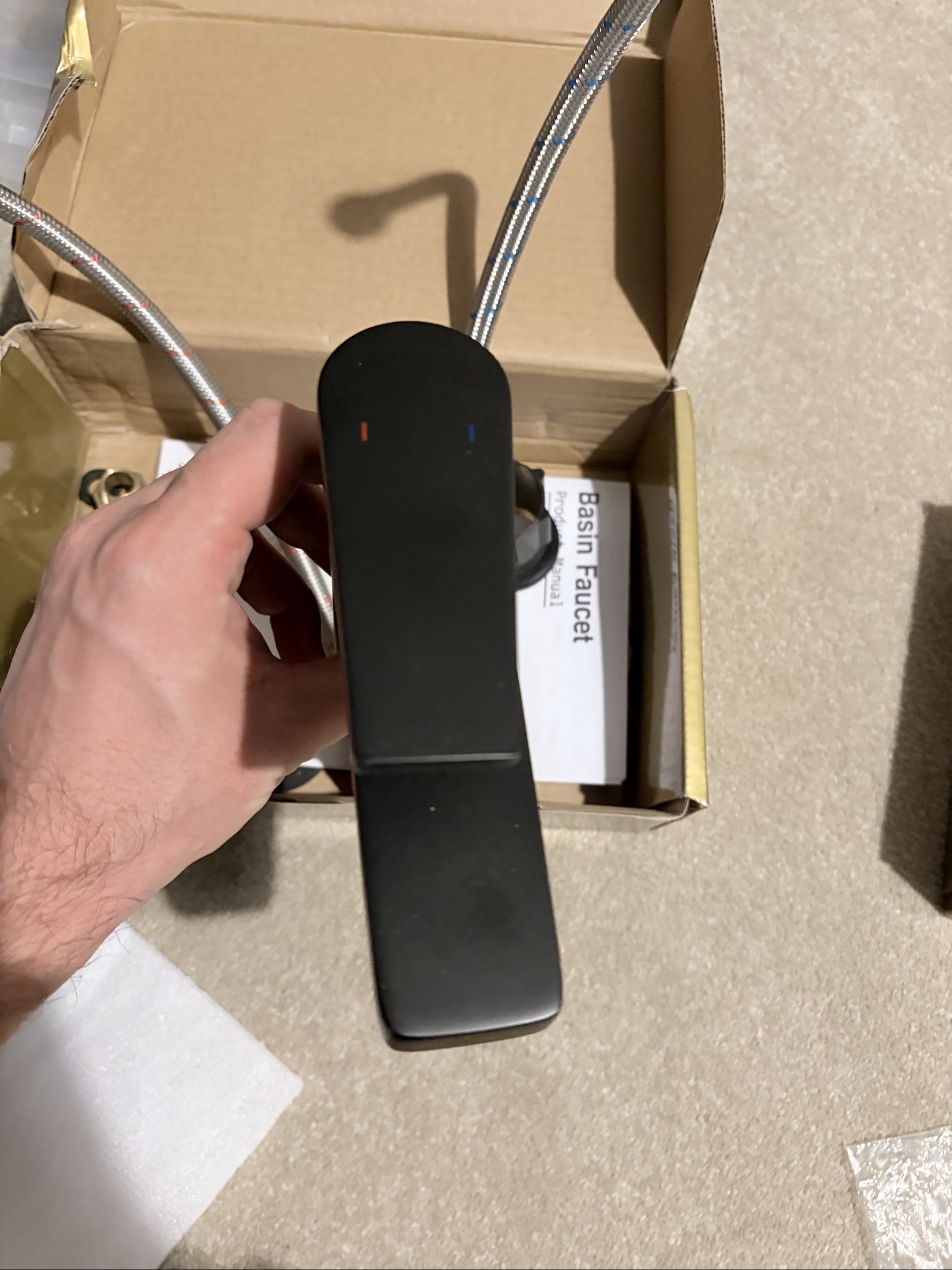 Matte Black Basin Faucet Mixer Tap