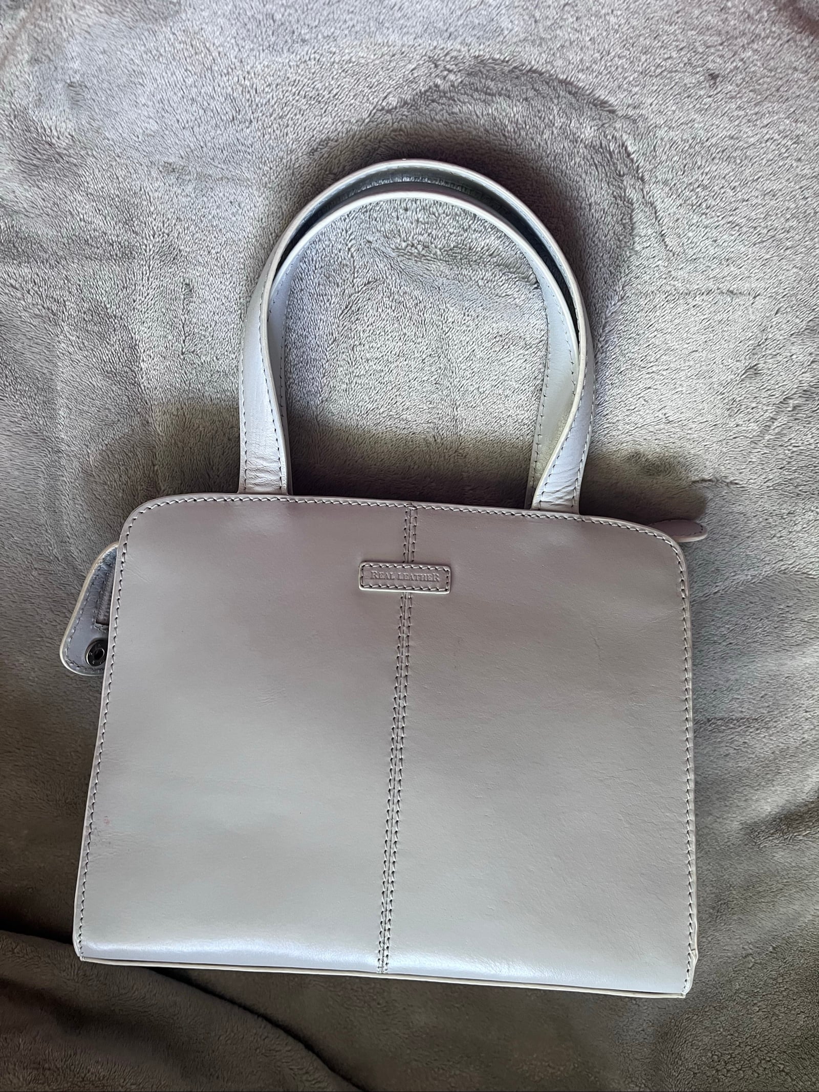 Osprey London pale grey Leather Handbag with Strap Women Other image 2