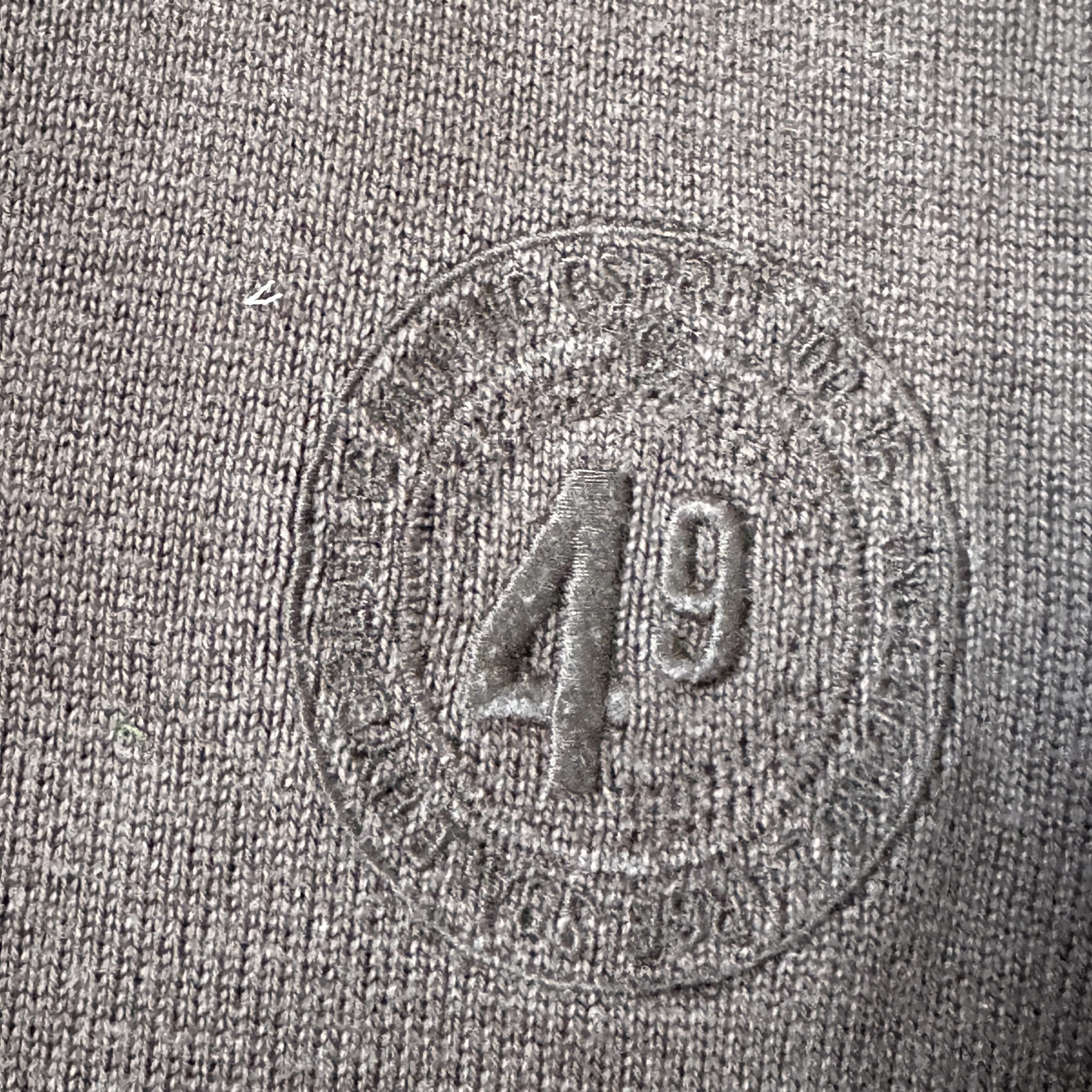 Sprit Hackett Brown Full Zip Jumper UK Large Ribbed Collar 2277 image 6