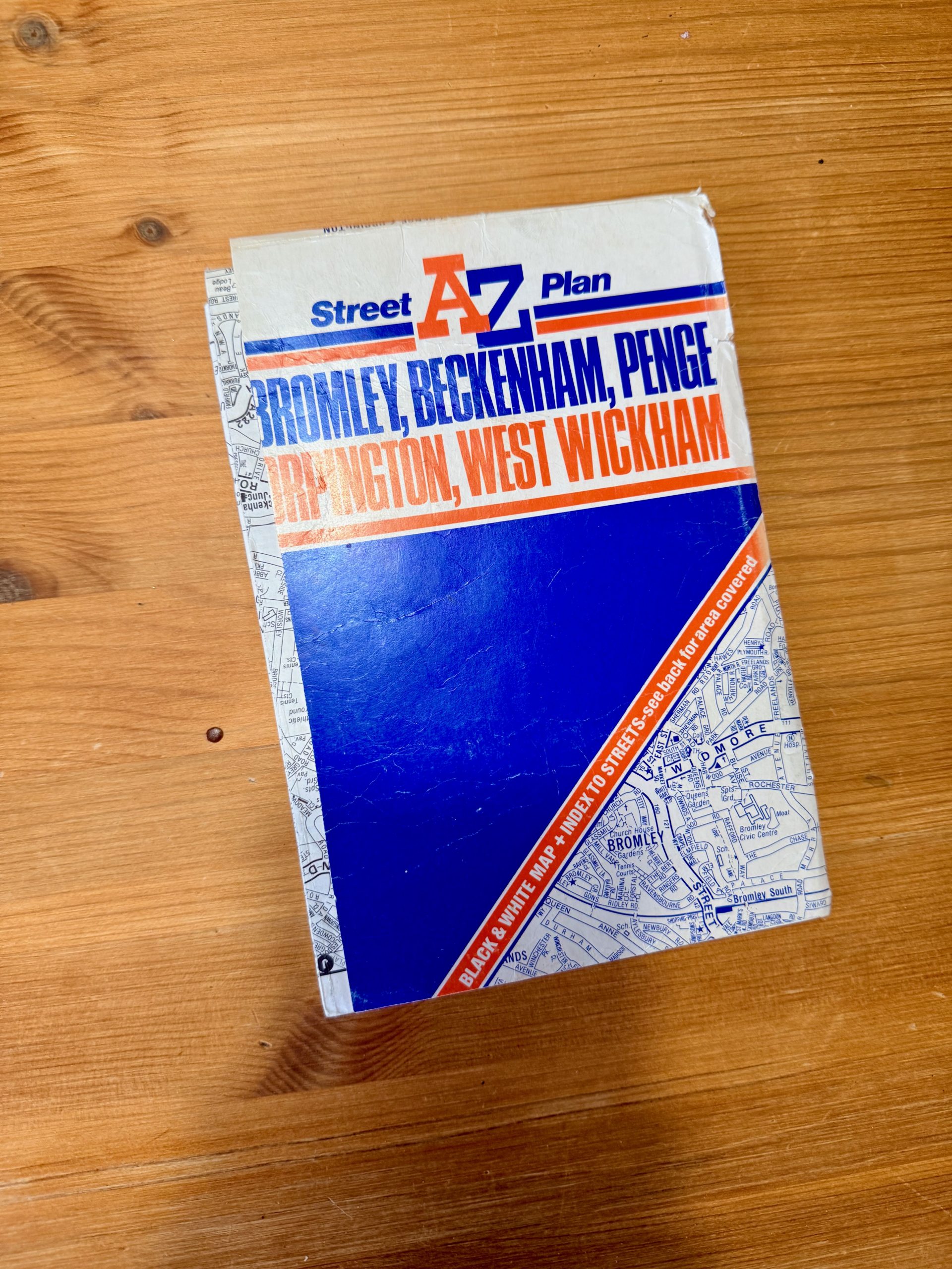 A-Z Bromley, Beckenham, Penge & West Wickham Street Plan