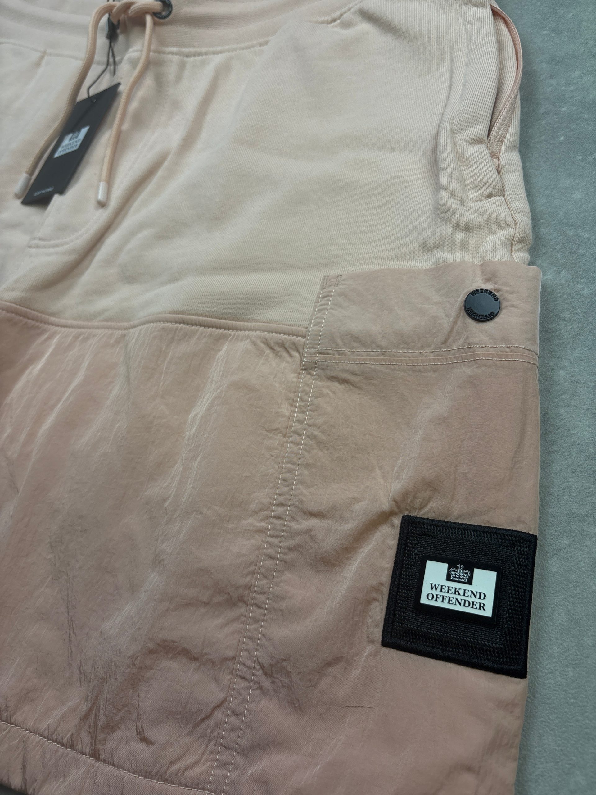 Weekend Offender Beige & Light Brown Casual Trousers