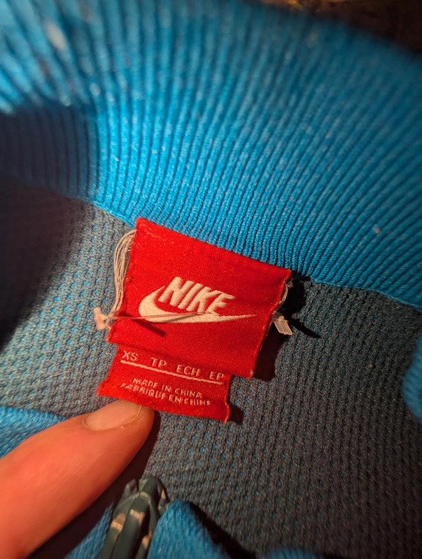 Vintage Nike Teal Blue Full Zip Jacket XS image 3