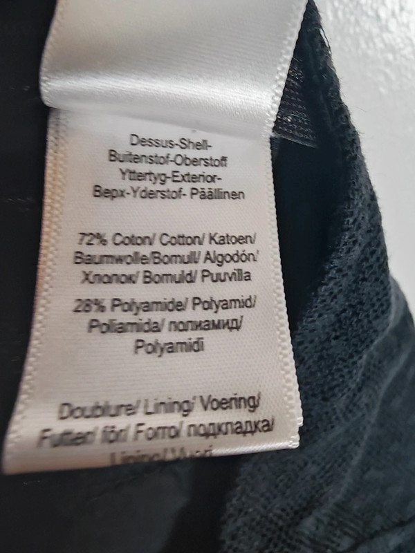 La Redoute Black Textured Mini Skirt - UK 10 / US 8 - Lace Hem Cotton Blend - Swiss image 8