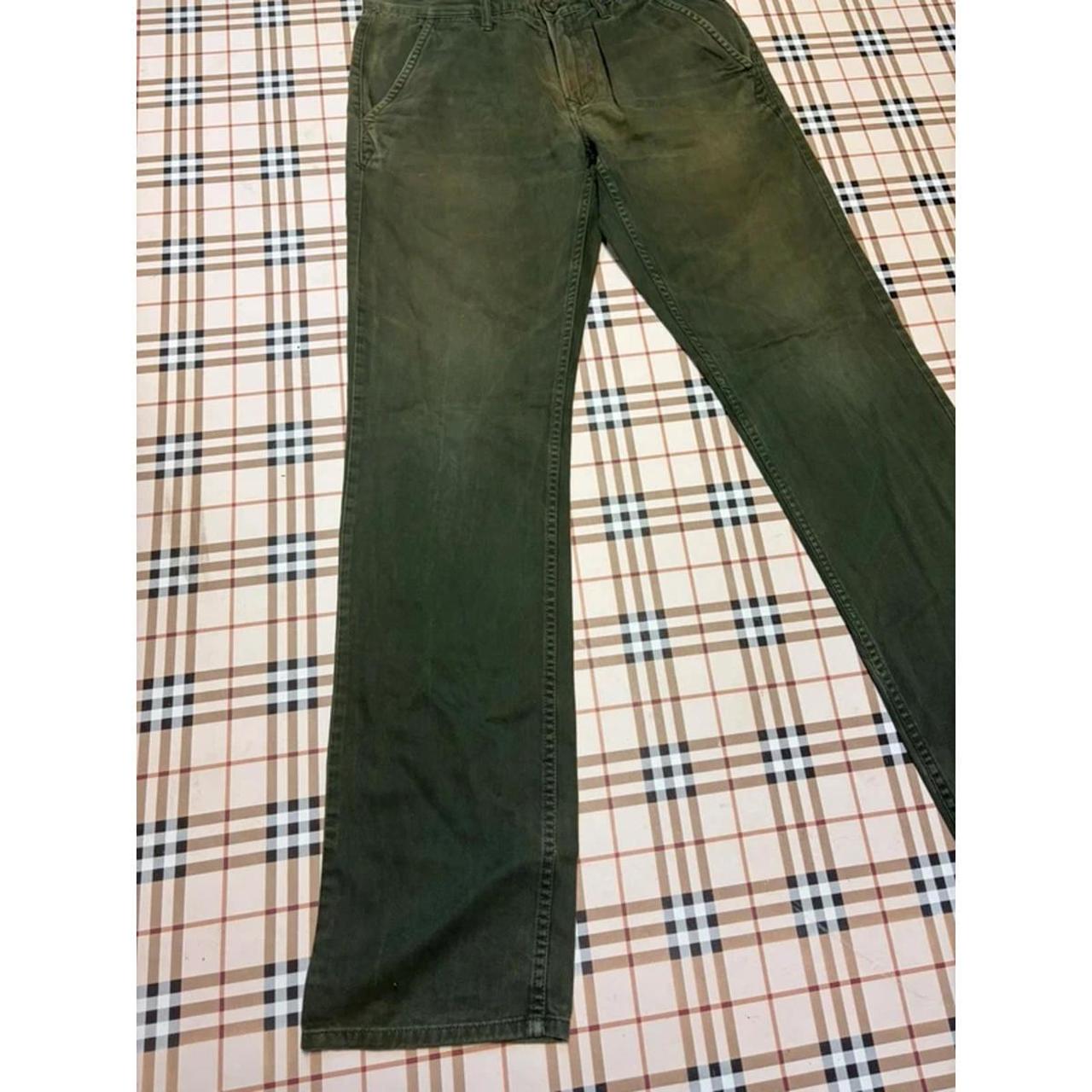 Timberland Green Chino Pants Mens 31x34 Cotton Casual image 3