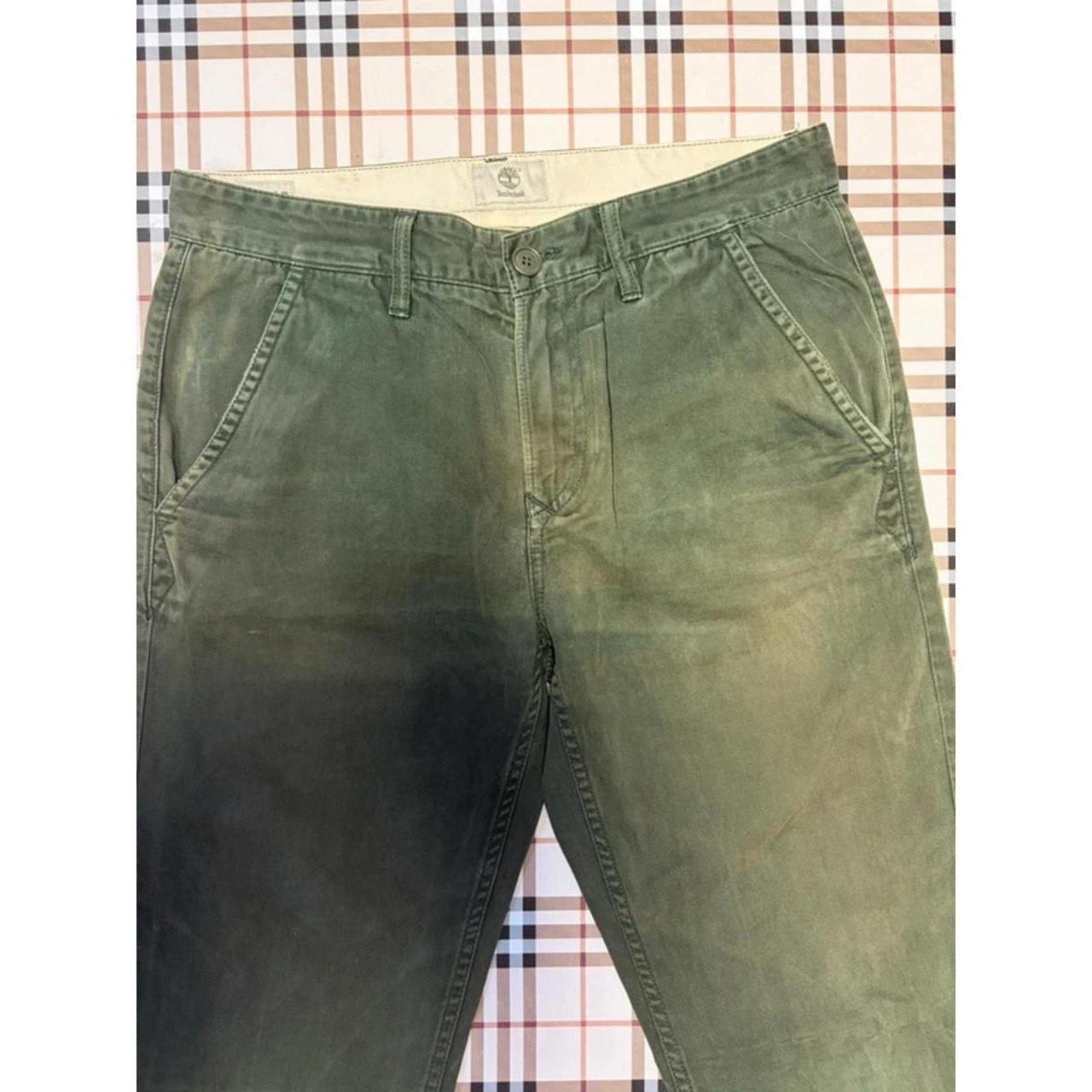 Timberland Green Chino Pants Mens 31x34 Cotton Casual image 5