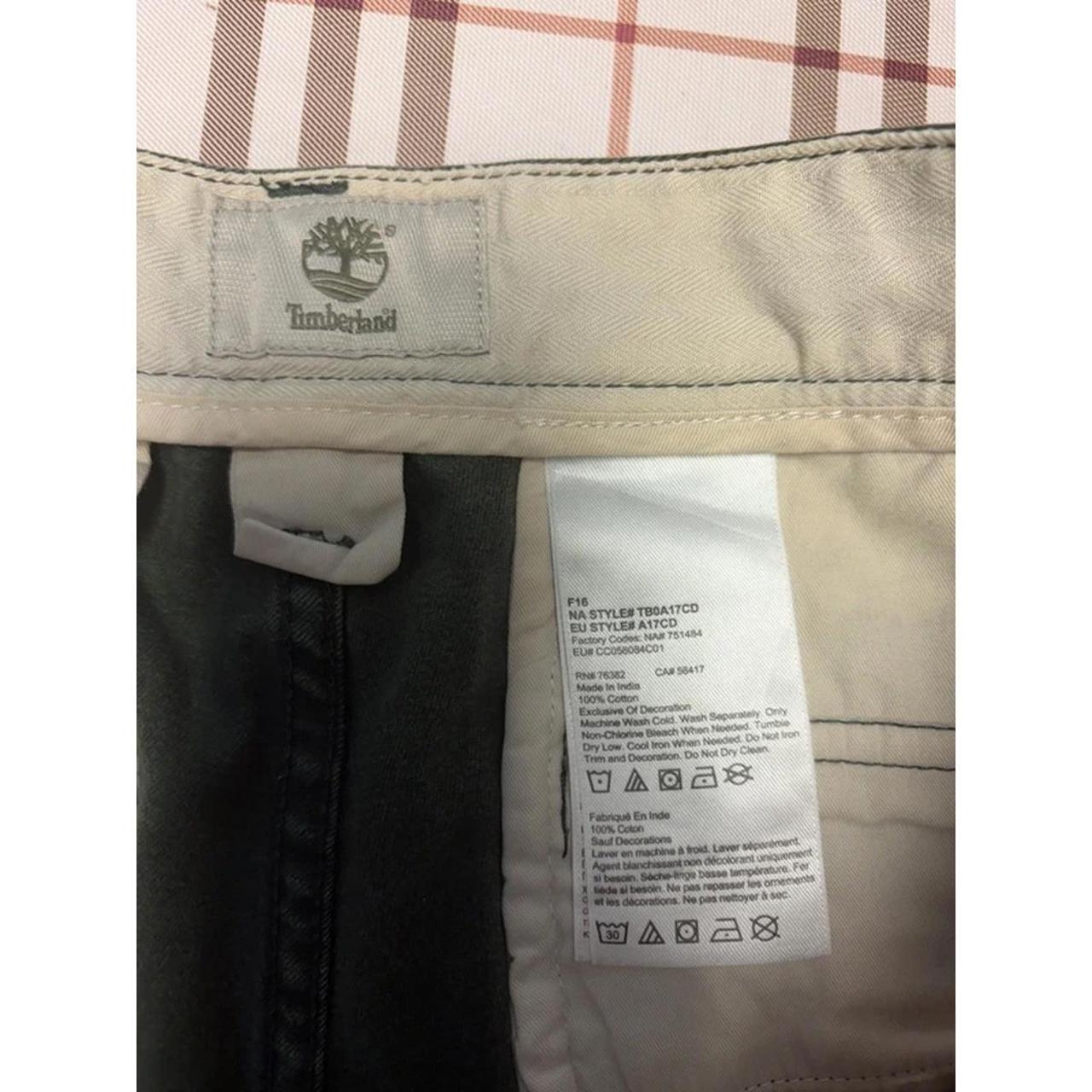 Timberland Green Chino Pants Mens 31x34 Cotton Casual image 6