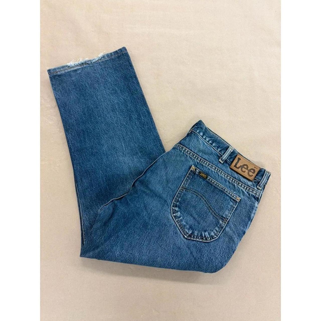 Lee Vintage Straight-Leg Blue Jeans (Mid Wash) 40” waist