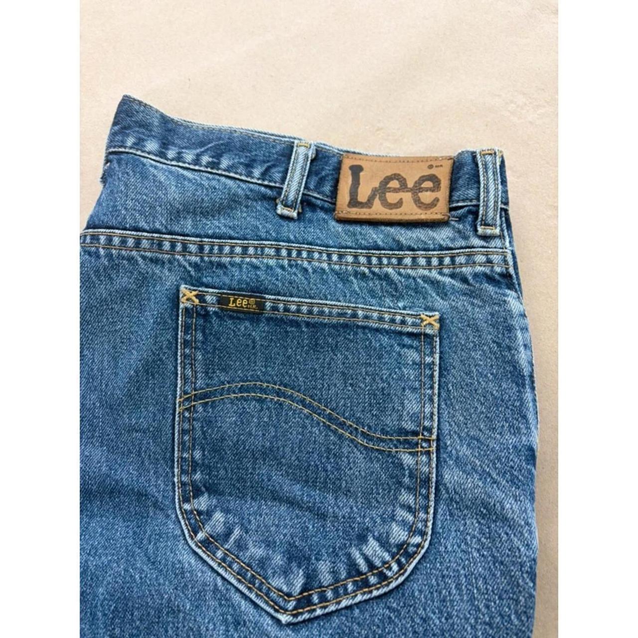 Lee Vintage Straight-Leg Blue Jeans (Mid Wash) 40” waist image 2