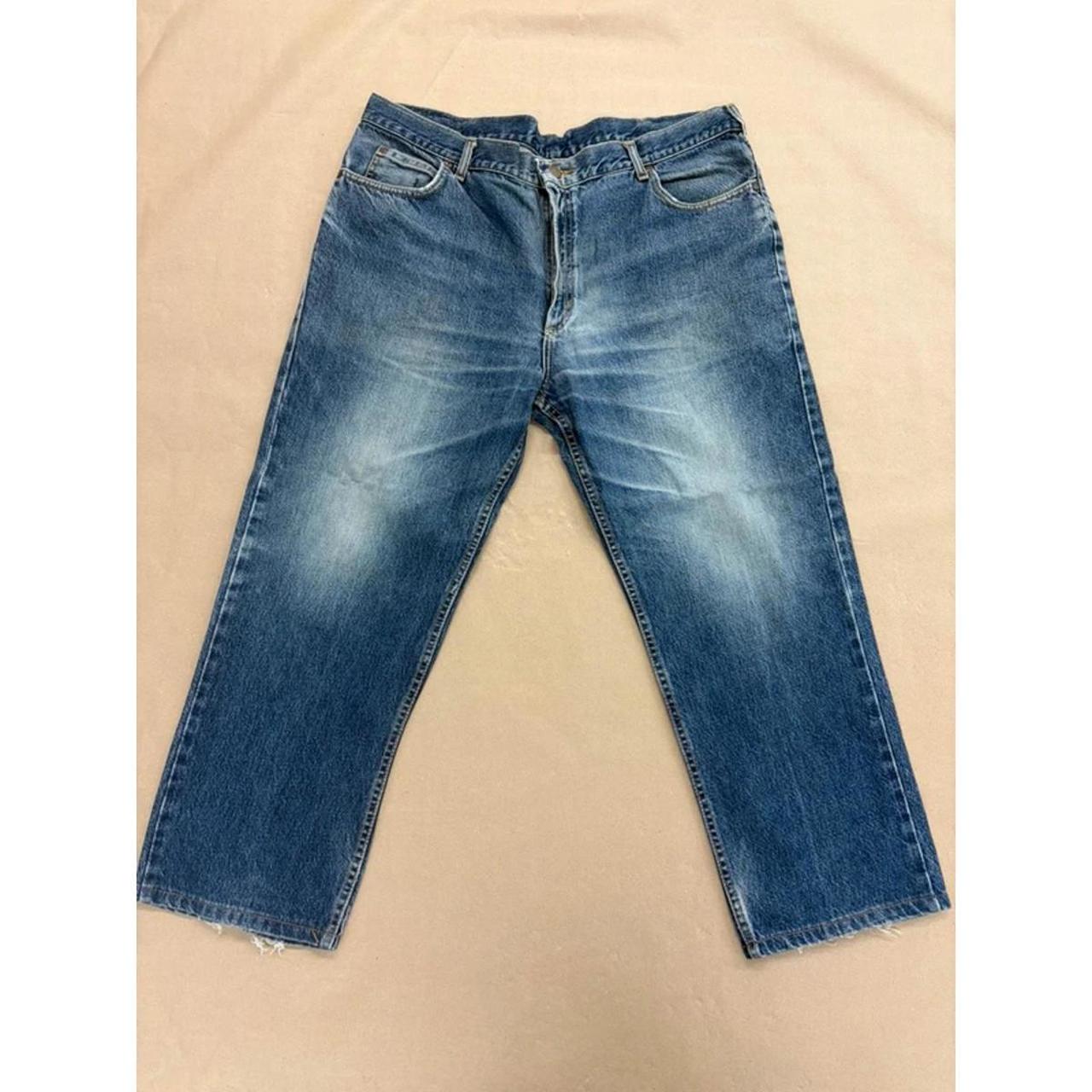 Lee Vintage Straight-Leg Blue Jeans (Mid Wash) 40” waist image 3