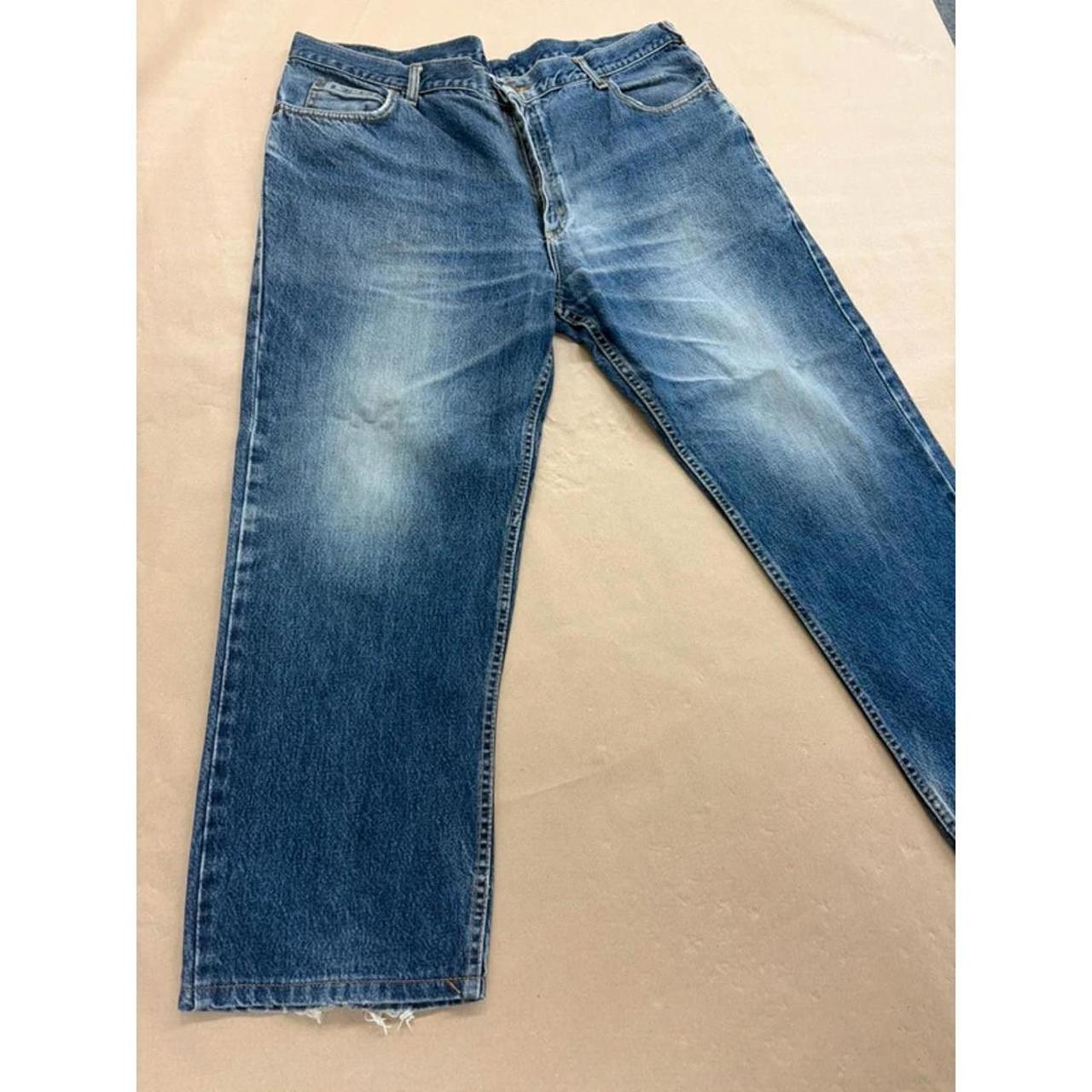 Lee Vintage Straight-Leg Blue Jeans (Mid Wash) 40” waist image 4