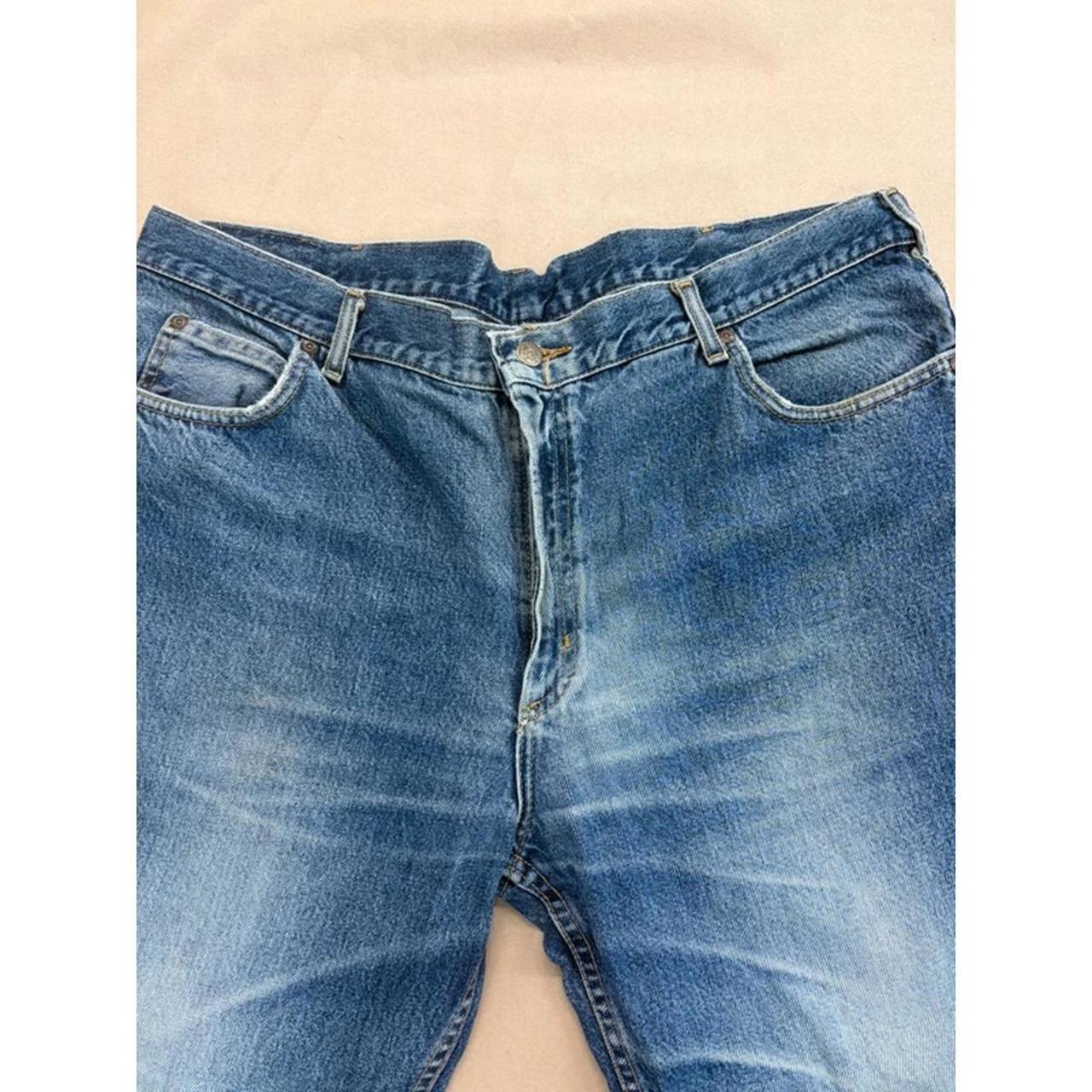 Lee Vintage Straight-Leg Blue Jeans (Mid Wash) 40” waist image 6