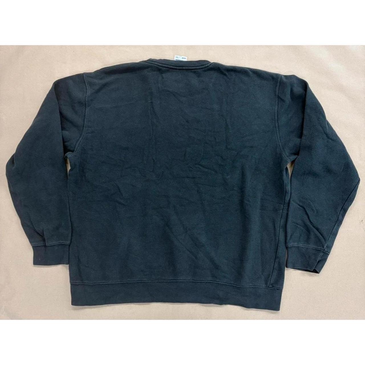 Russell Athletic Black Crewneck Sweatshirt – Classic Blank Fleece (Size 2XL) image 7