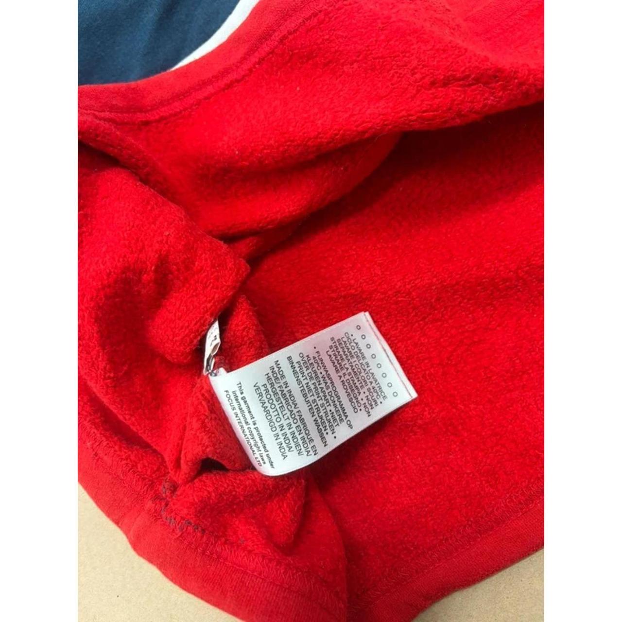 Ellesse 1/4 Zip Sweatshirt – Navy / White / Red – Colorblock – Size XS image 7