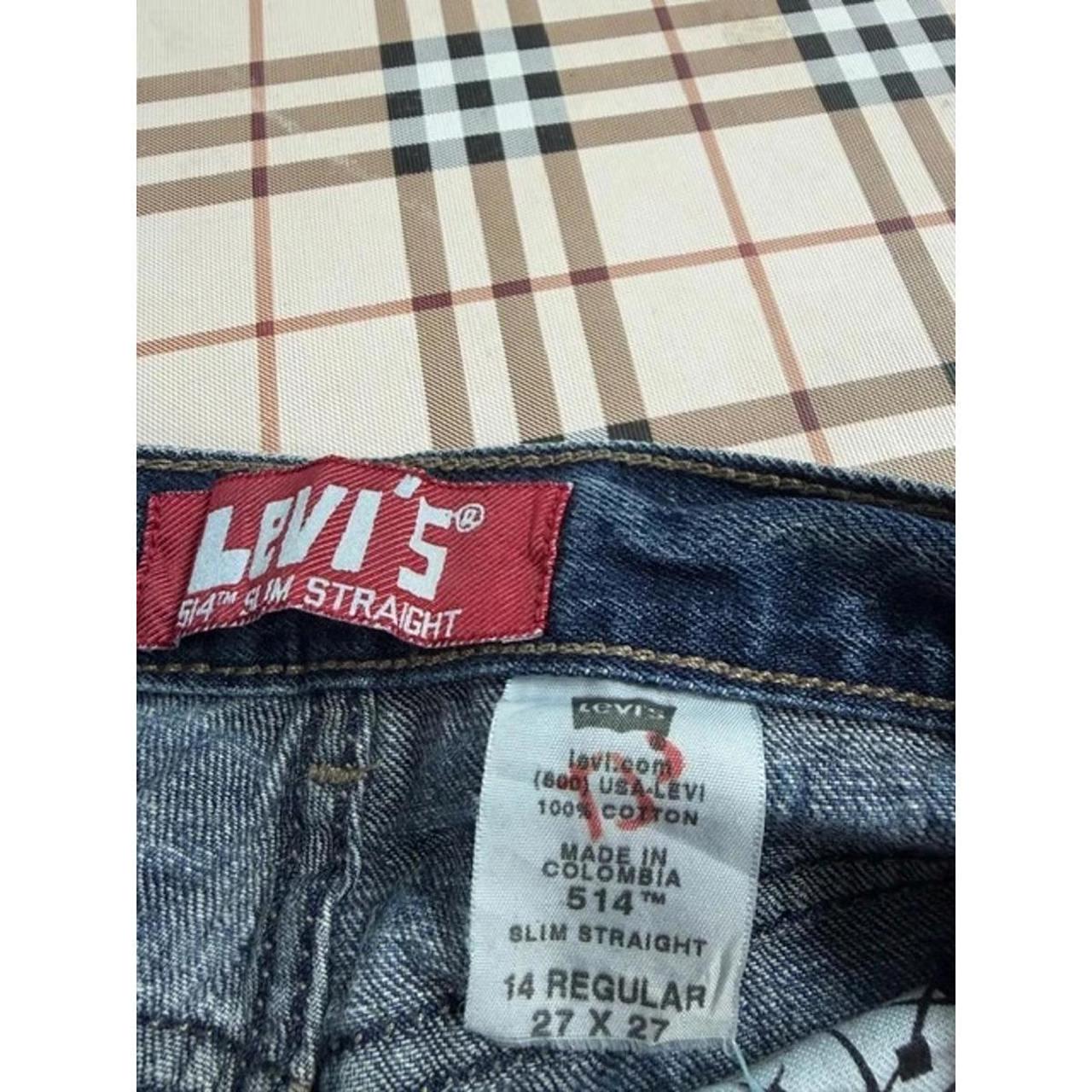 Levi’s 514 Slim Straight Jeans 27x27 Regular Vintage Wash image 6