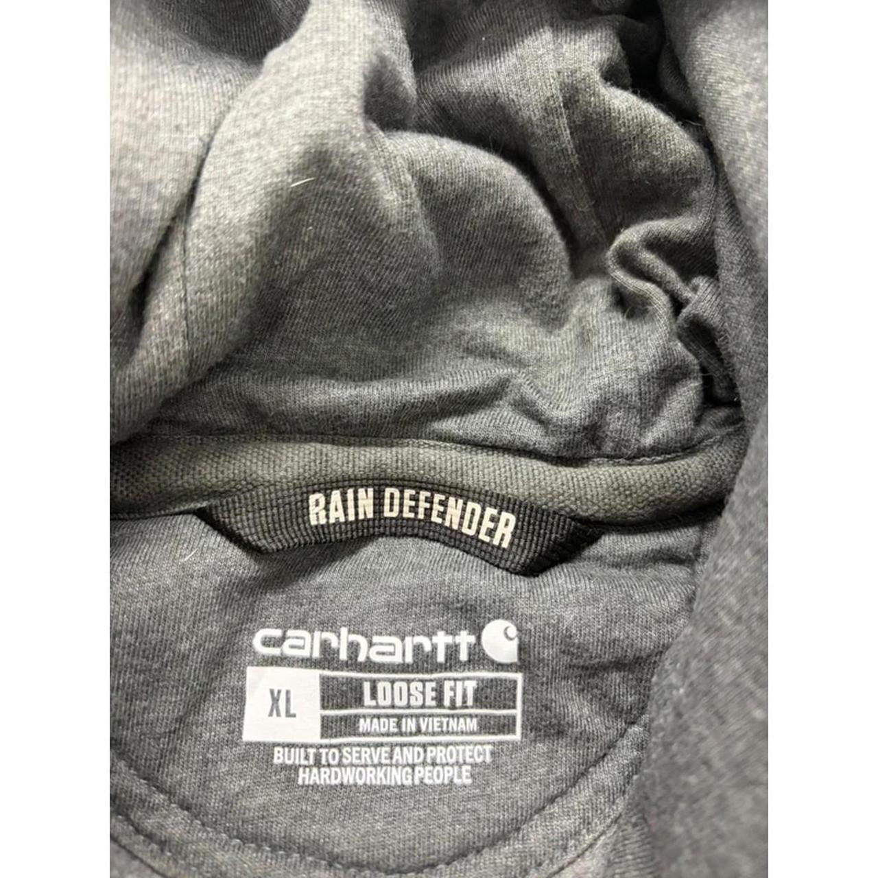 Carhartt Rain Defender Grey Hoodie Pride Decides Print XL image 2