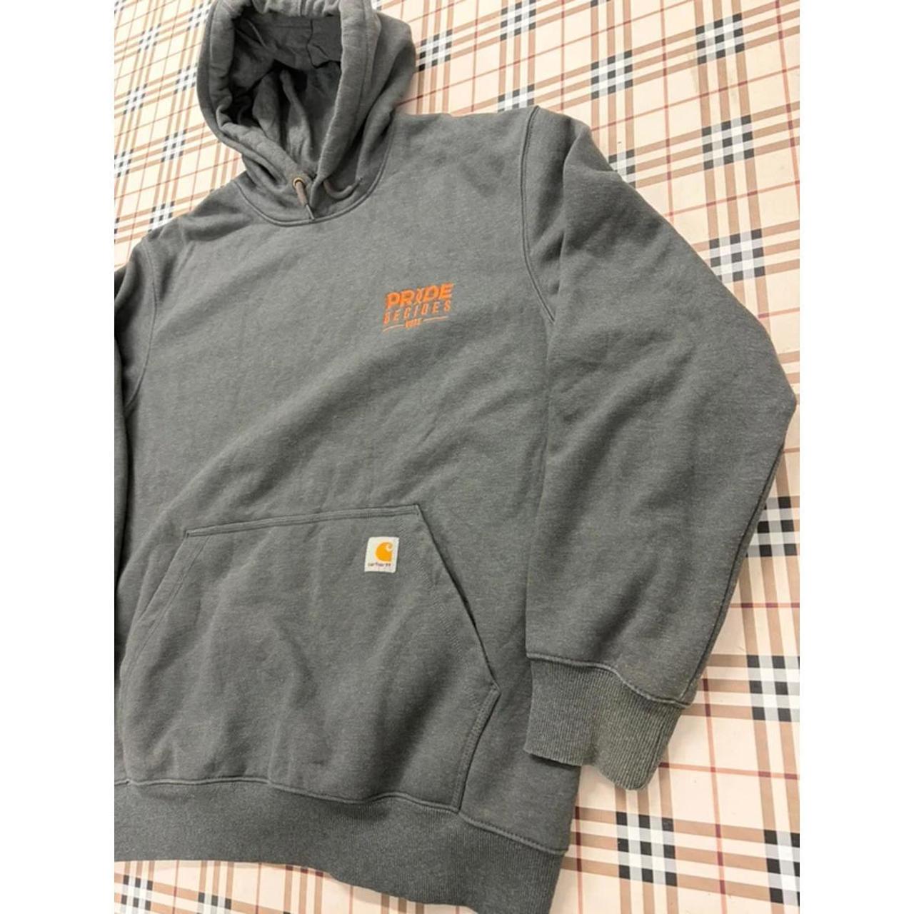 Carhartt Rain Defender Grey Hoodie Pride Decides Print XL image 4
