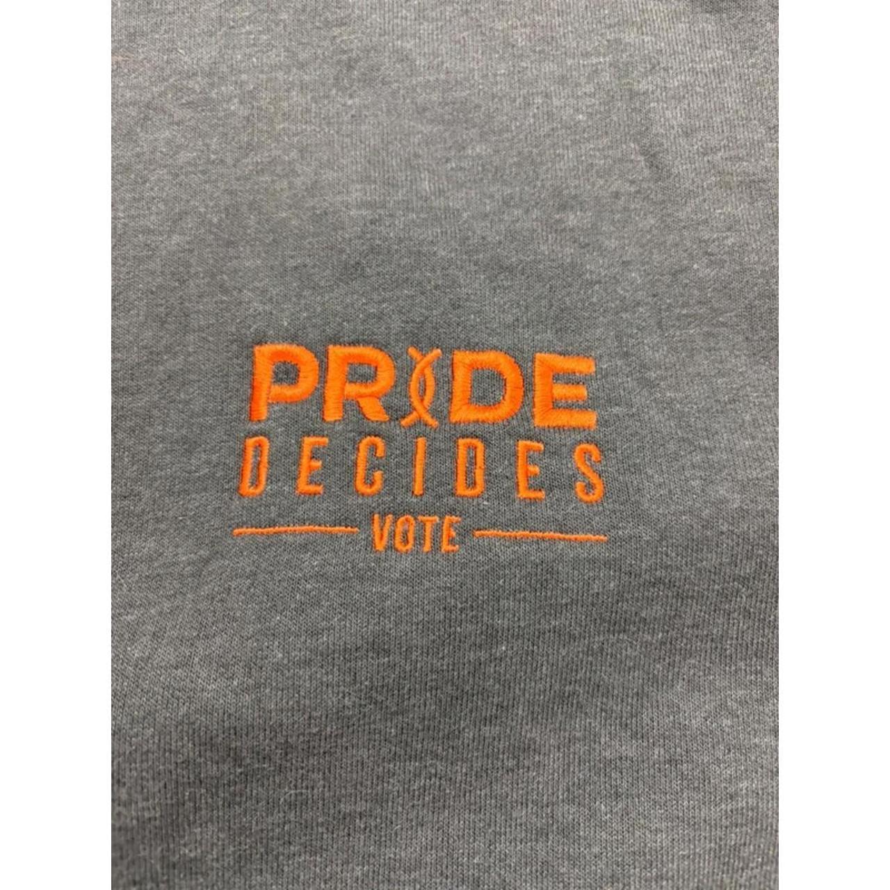 Carhartt Rain Defender Grey Hoodie Pride Decides Print XL image 7