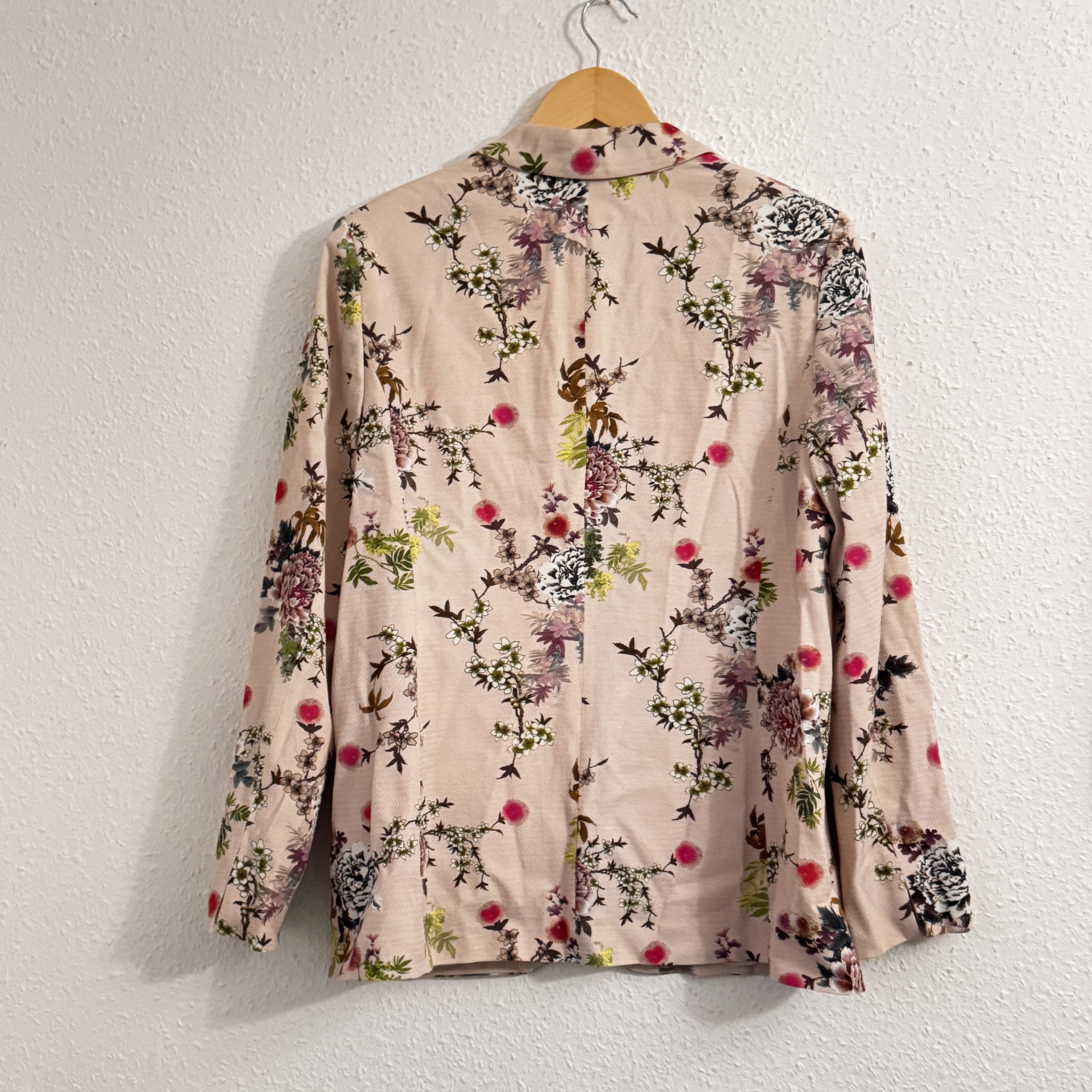 Taifun Pink Floral Blazer Jacket Medium Elegant 2308 image 9