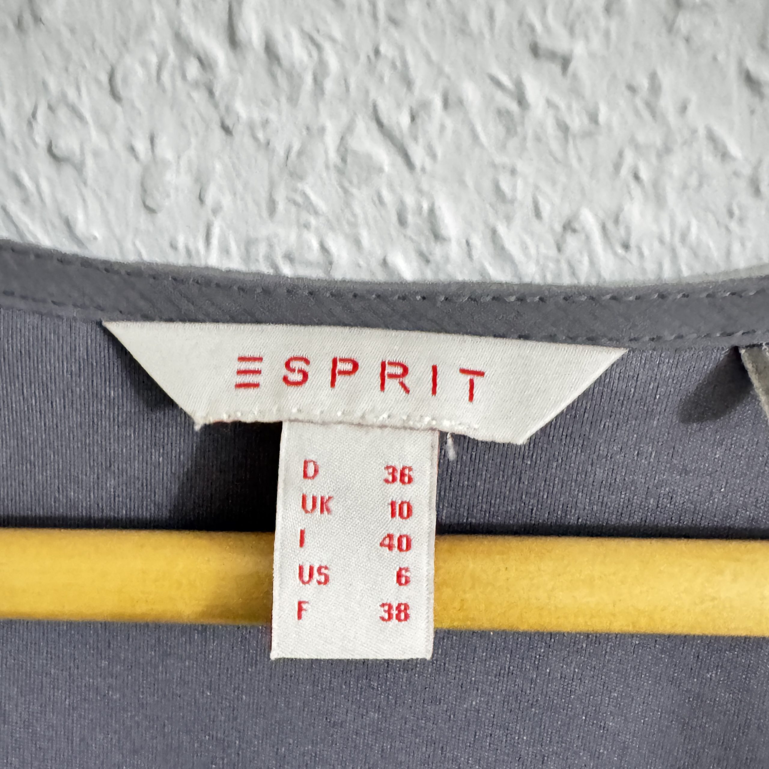 Esprit Grey Sleeveless Sequin Shoulder Dress UK 10 2311 image 5