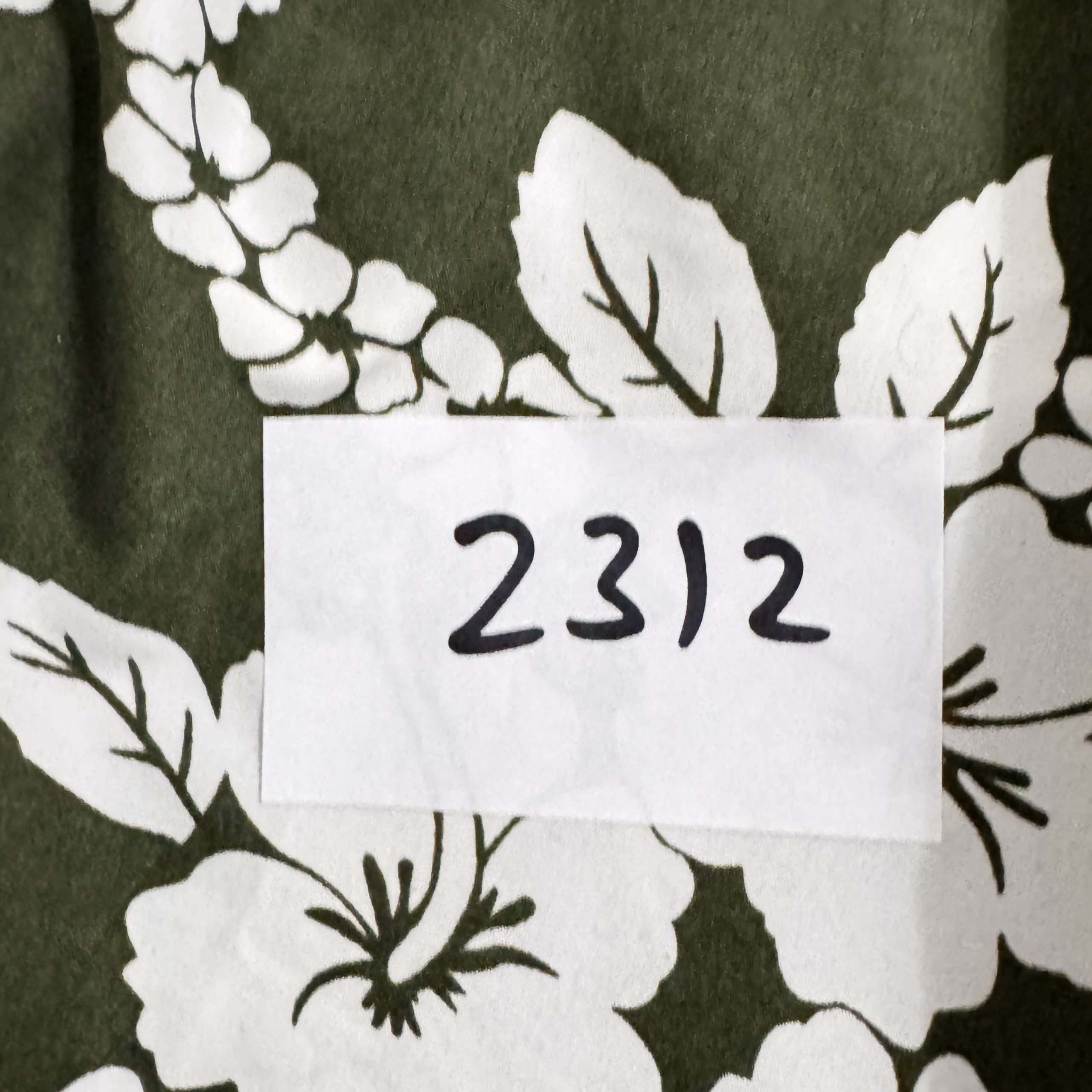 Mey Lon Mey Green & White Floral Print Casual Trousers XXL 2312 image 9