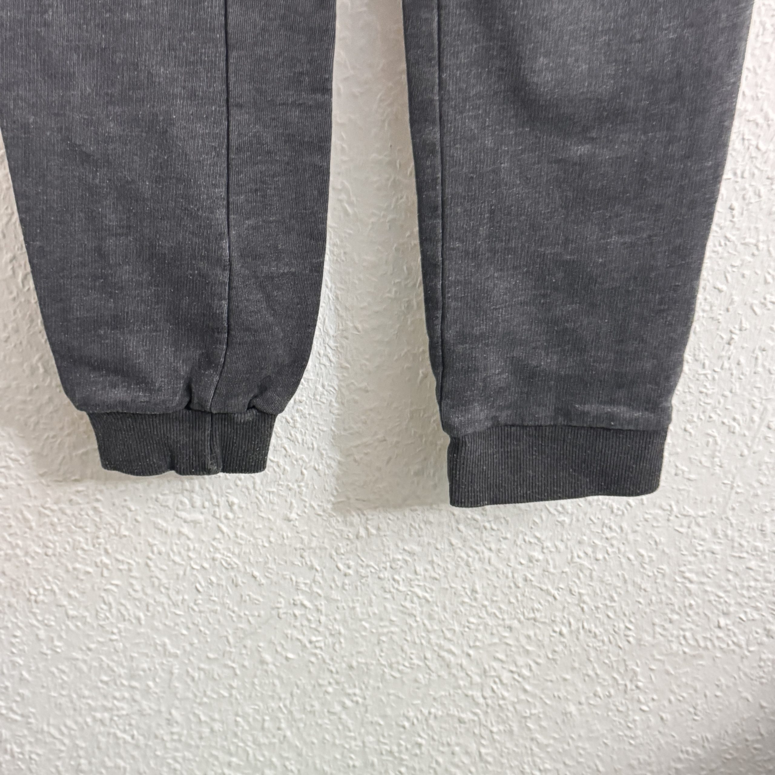 Dark Grey Joggers Sweatpants Medium Drawstring Pockets 2325 image 6