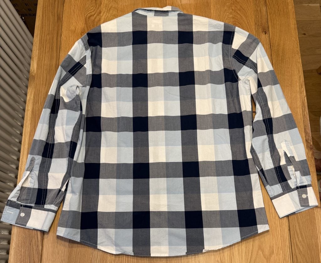 Gap Black & White Buffalo Check Classic Fit Shirt XL