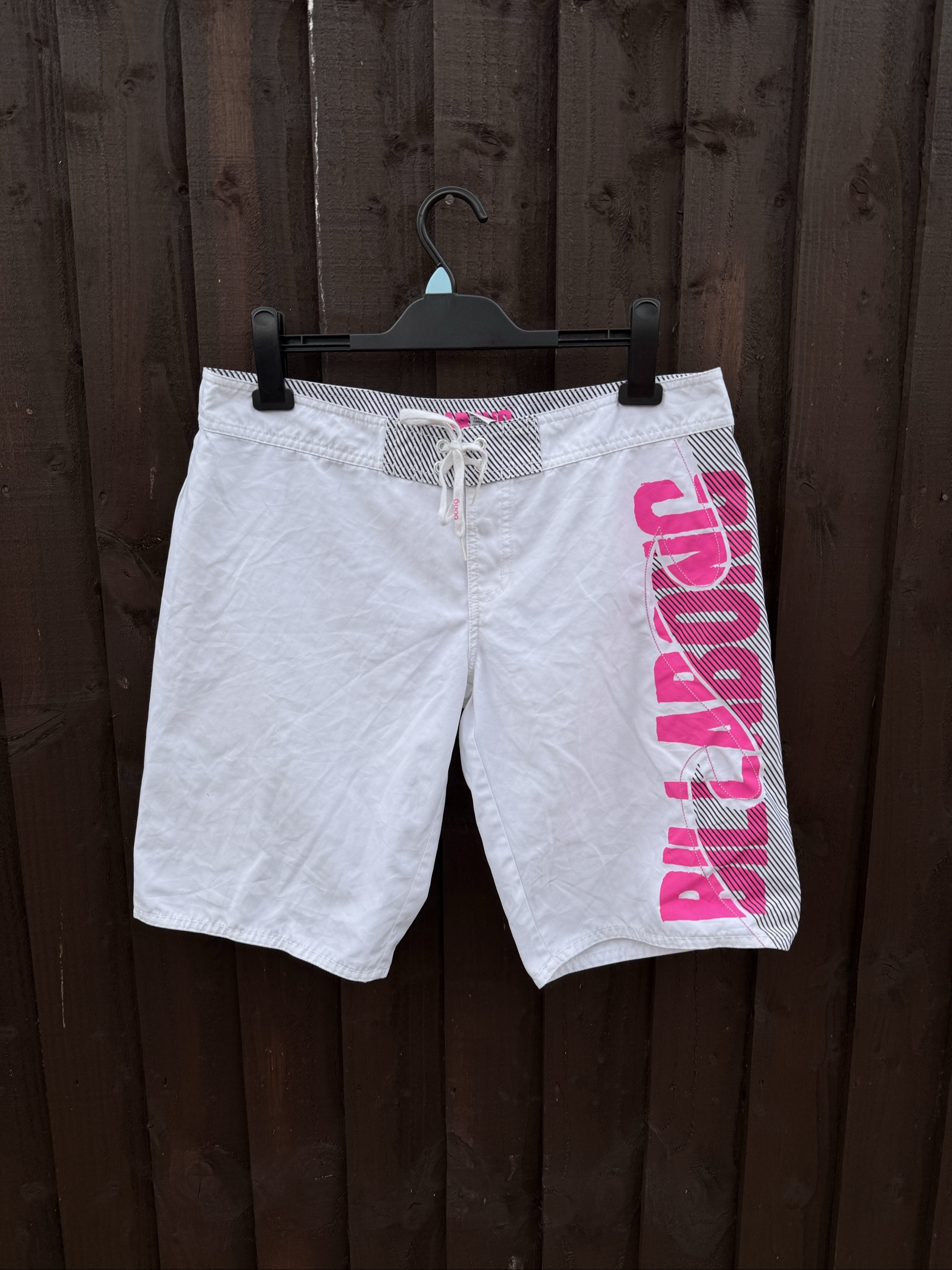 Billabong women’s White & Pink Board Shorts