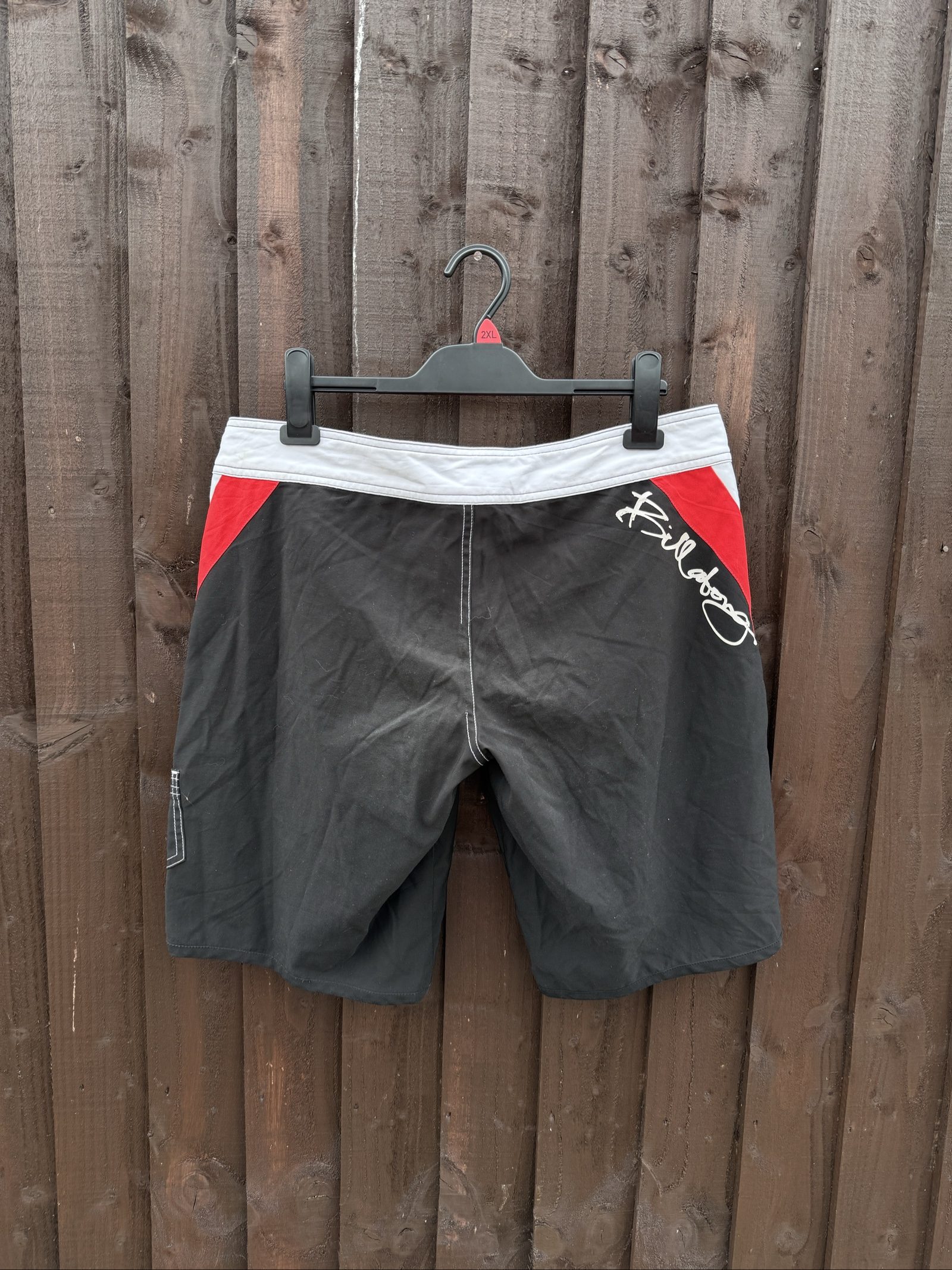 Billabong Black, White & Red Board Shorts image 3