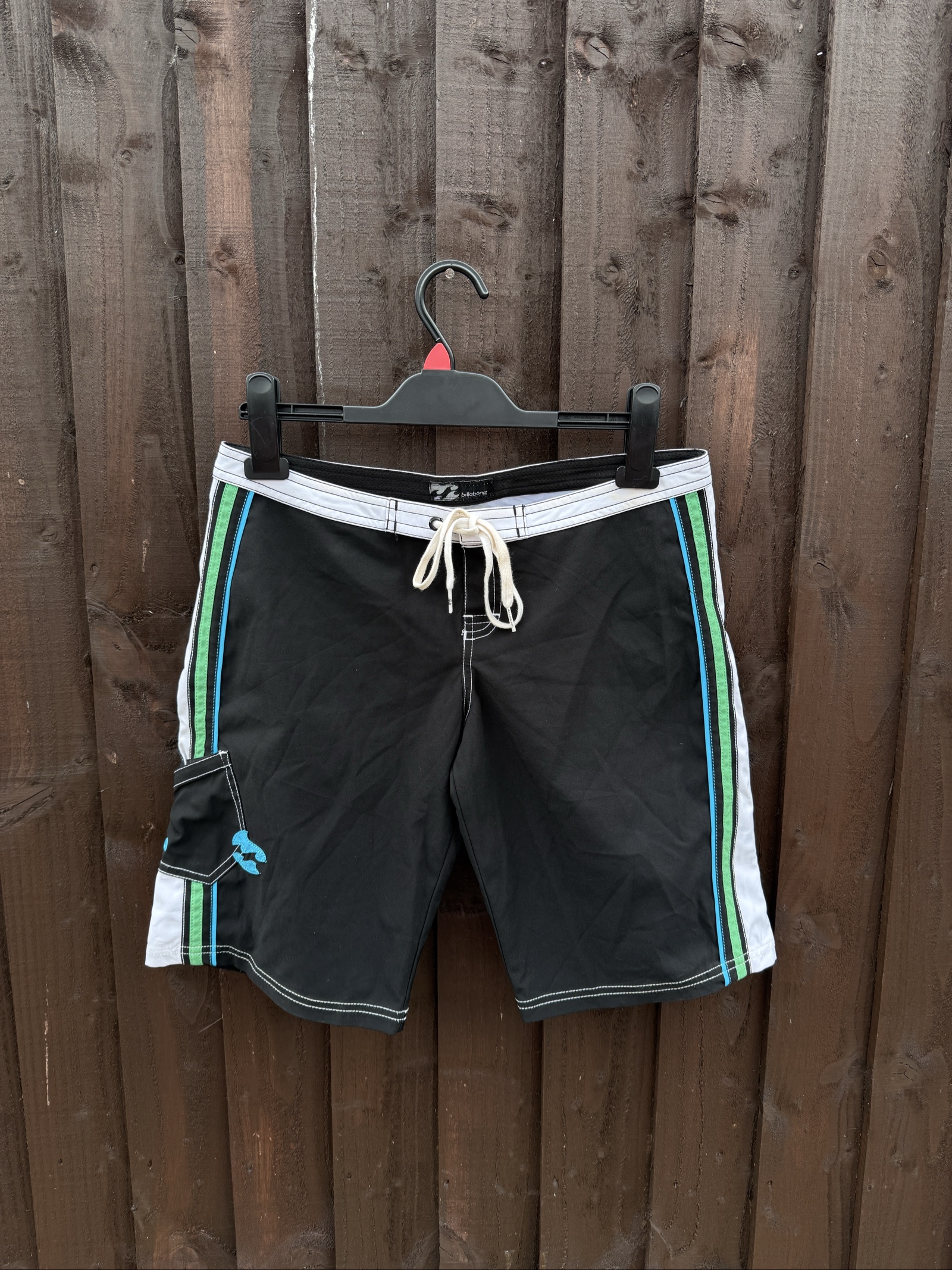 Billabong Black, Green & Blue women’s Swim Shorts