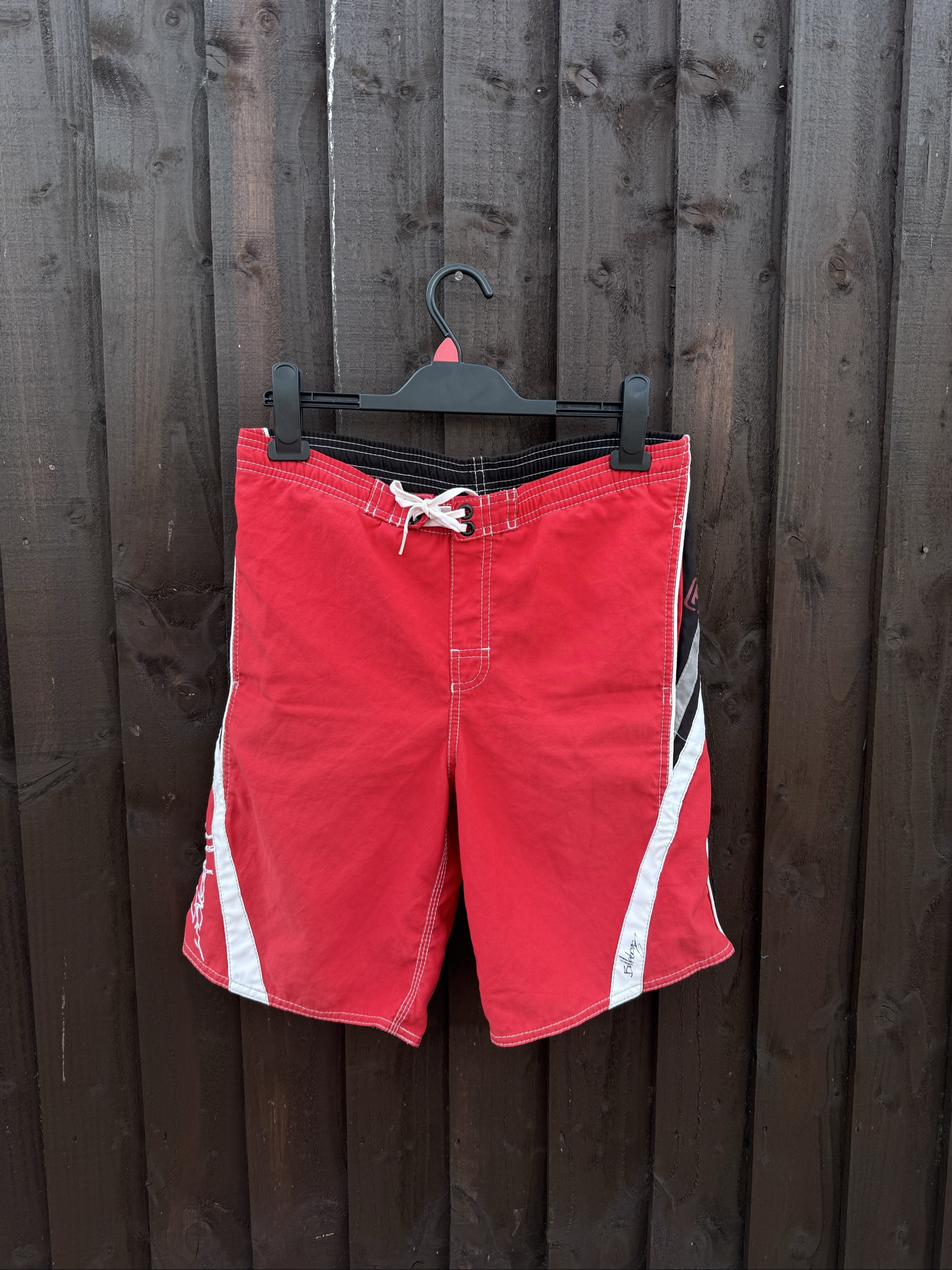 Billabong Red & White Board Shorts women’s