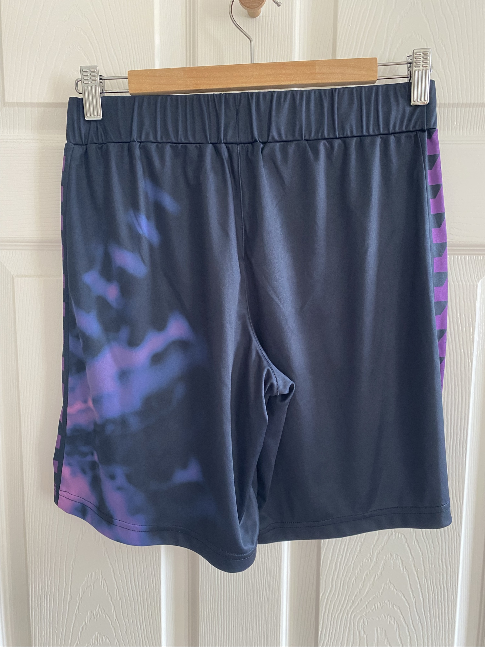 Meyba Navy & Purple Print Sports Shorts - Size S image 7