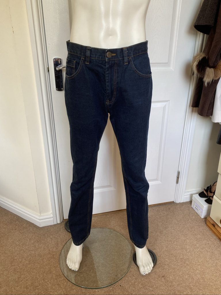 Boston Crew Navy Straight Denim Jeans - Size 32W 31L
