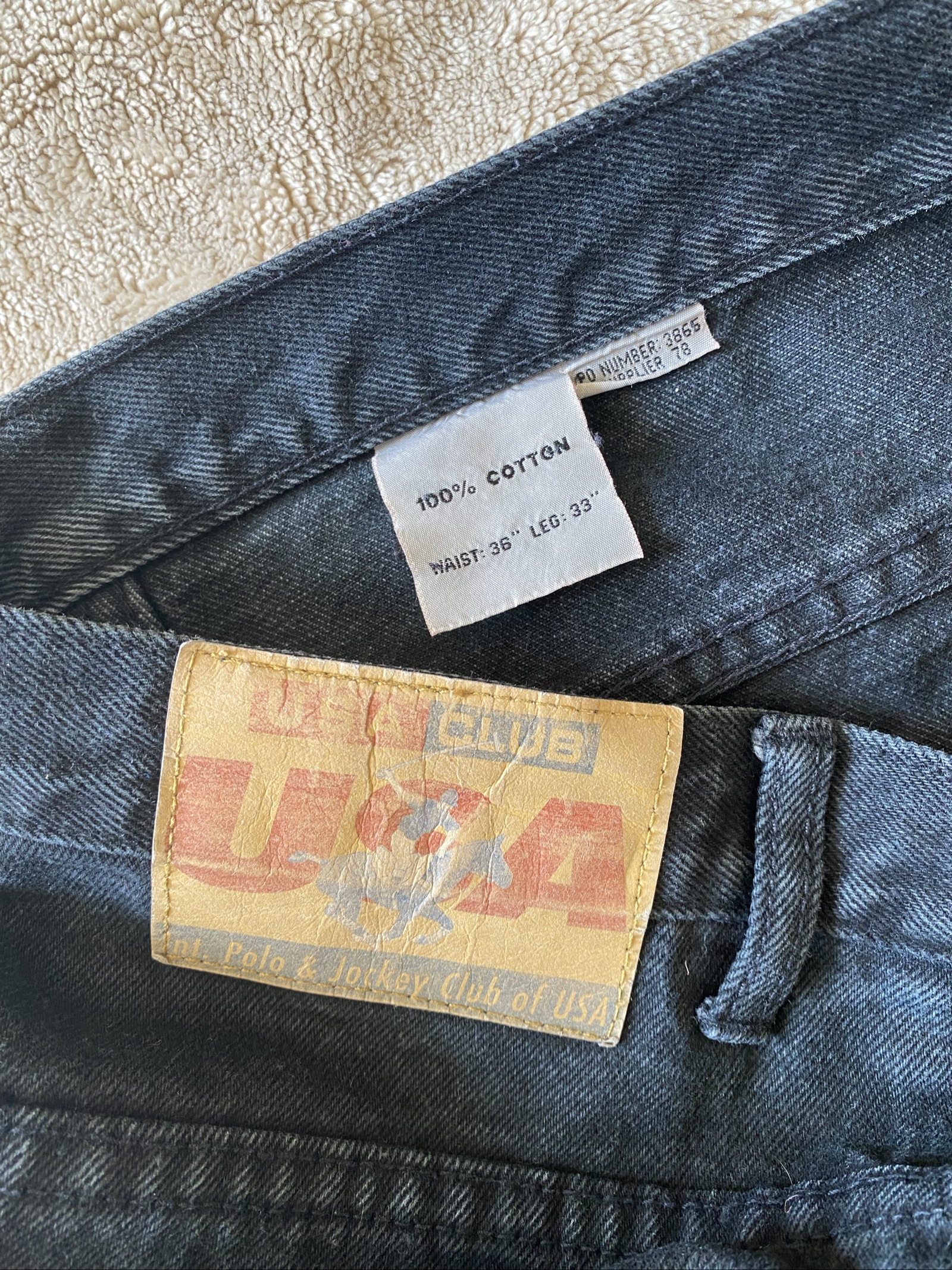 U.S. Polo Assn. Black Jeans - Size W36 L32 image 6