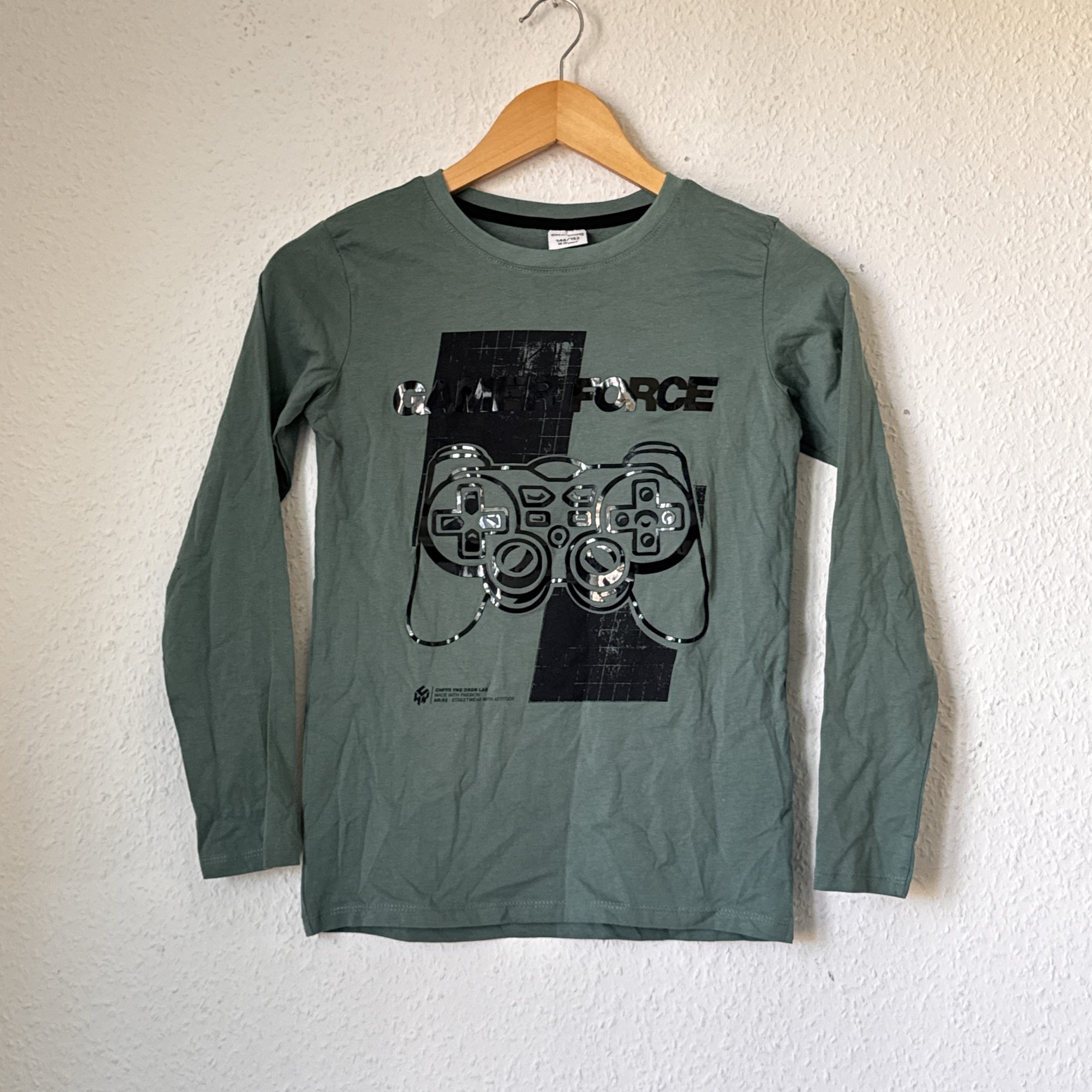 C&A Green Game Force Long Sleeve T-Shirt Kids 128 2337 image 4
